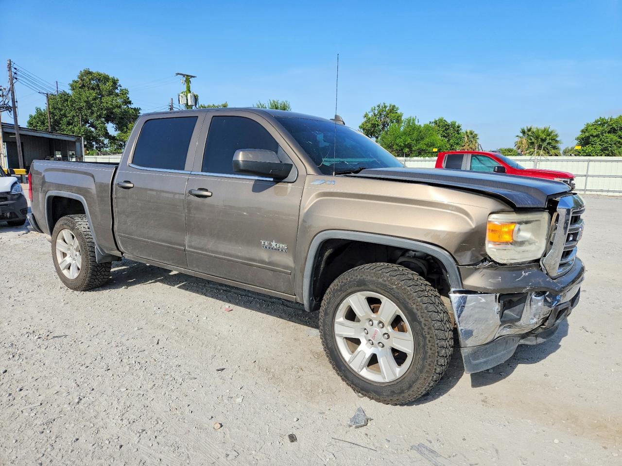 2015 Gmc Sierra C1500 Sle Коричневый vin: 3GTP1UEC9FG217718
