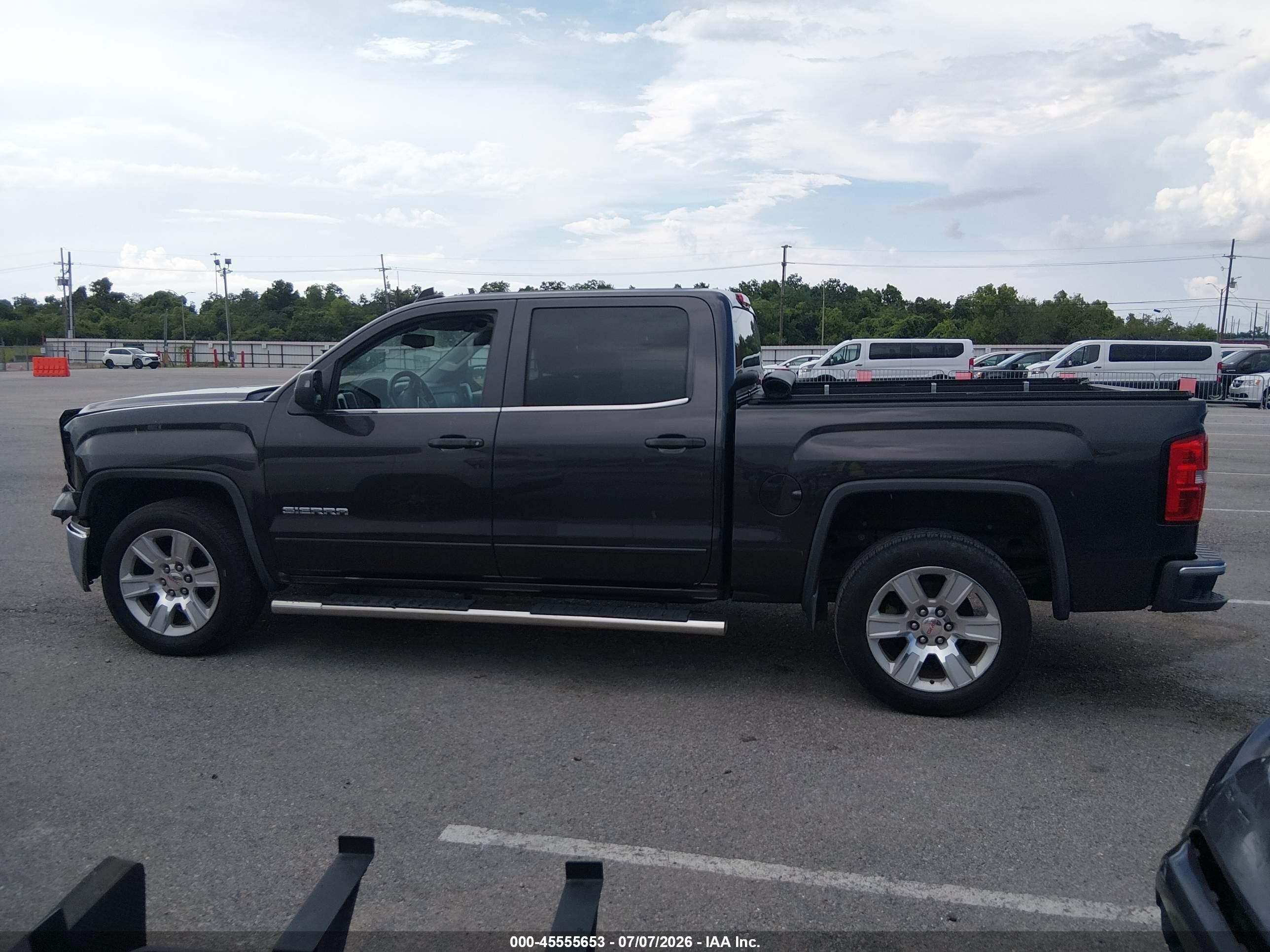2015 Gmc Sierra 1500 Sle Black vin: 3GTP1UEC9FG378019