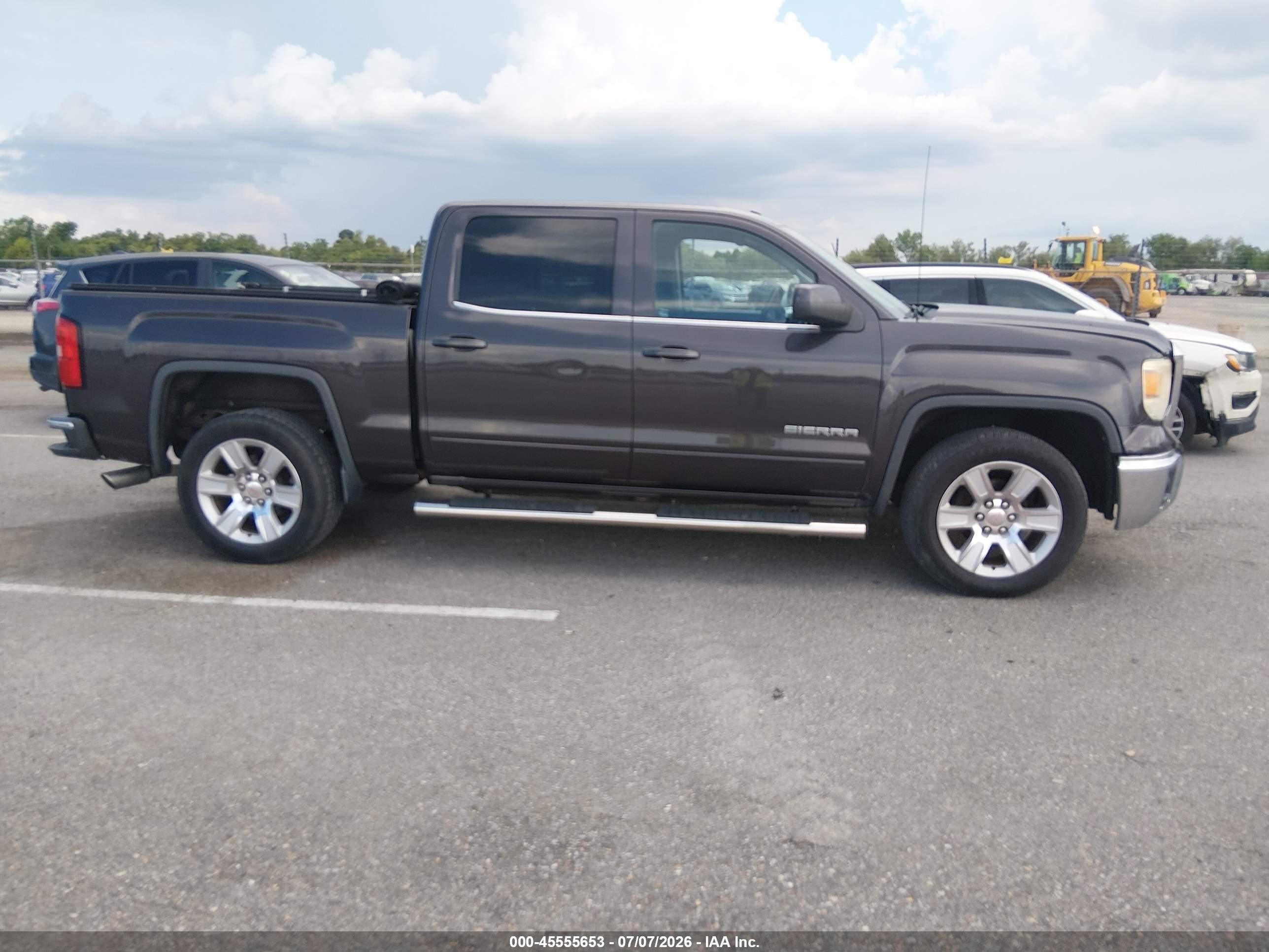 2015 Gmc Sierra 1500 Sle Black vin: 3GTP1UEC9FG378019