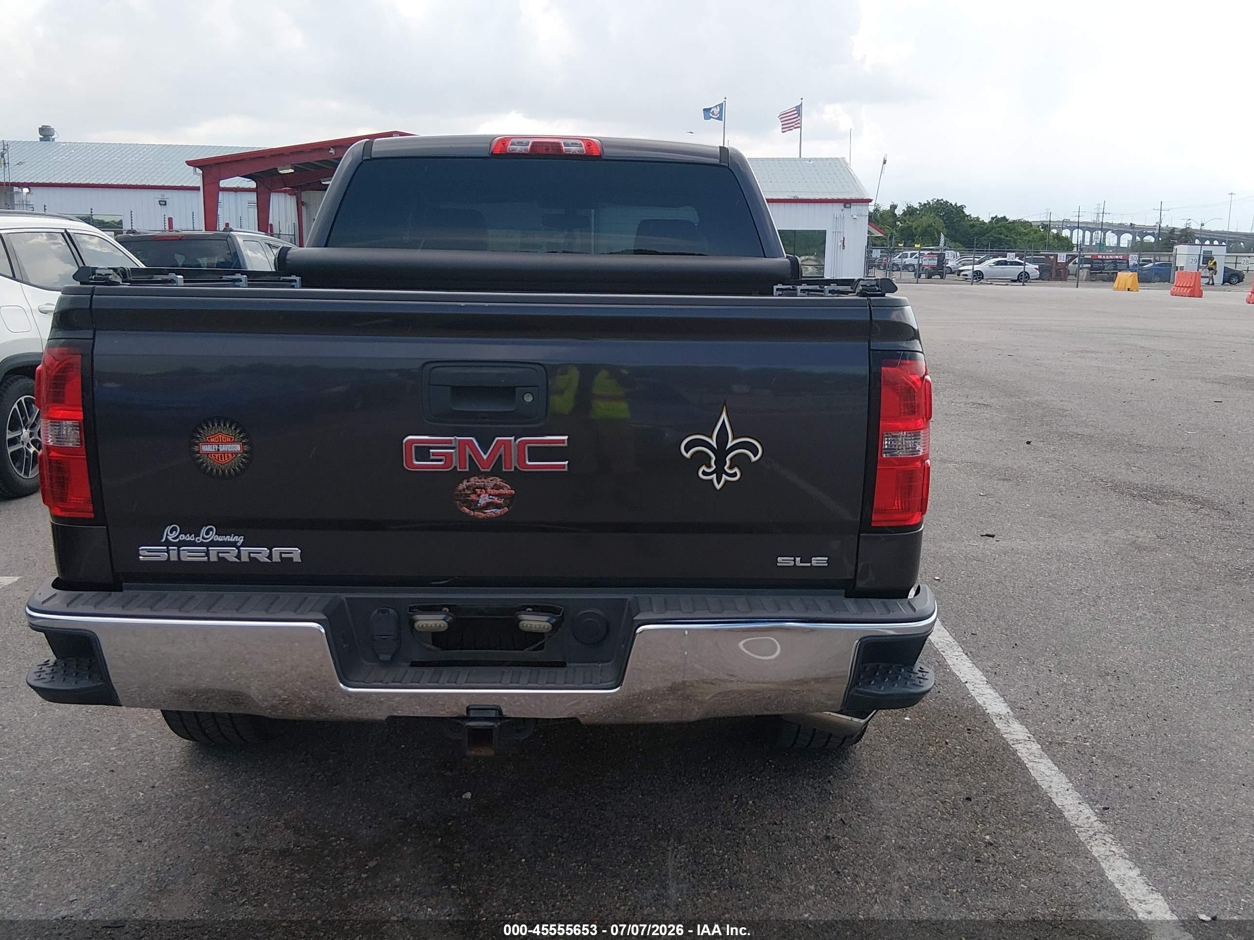 2015 Gmc Sierra 1500 Sle Black vin: 3GTP1UEC9FG378019