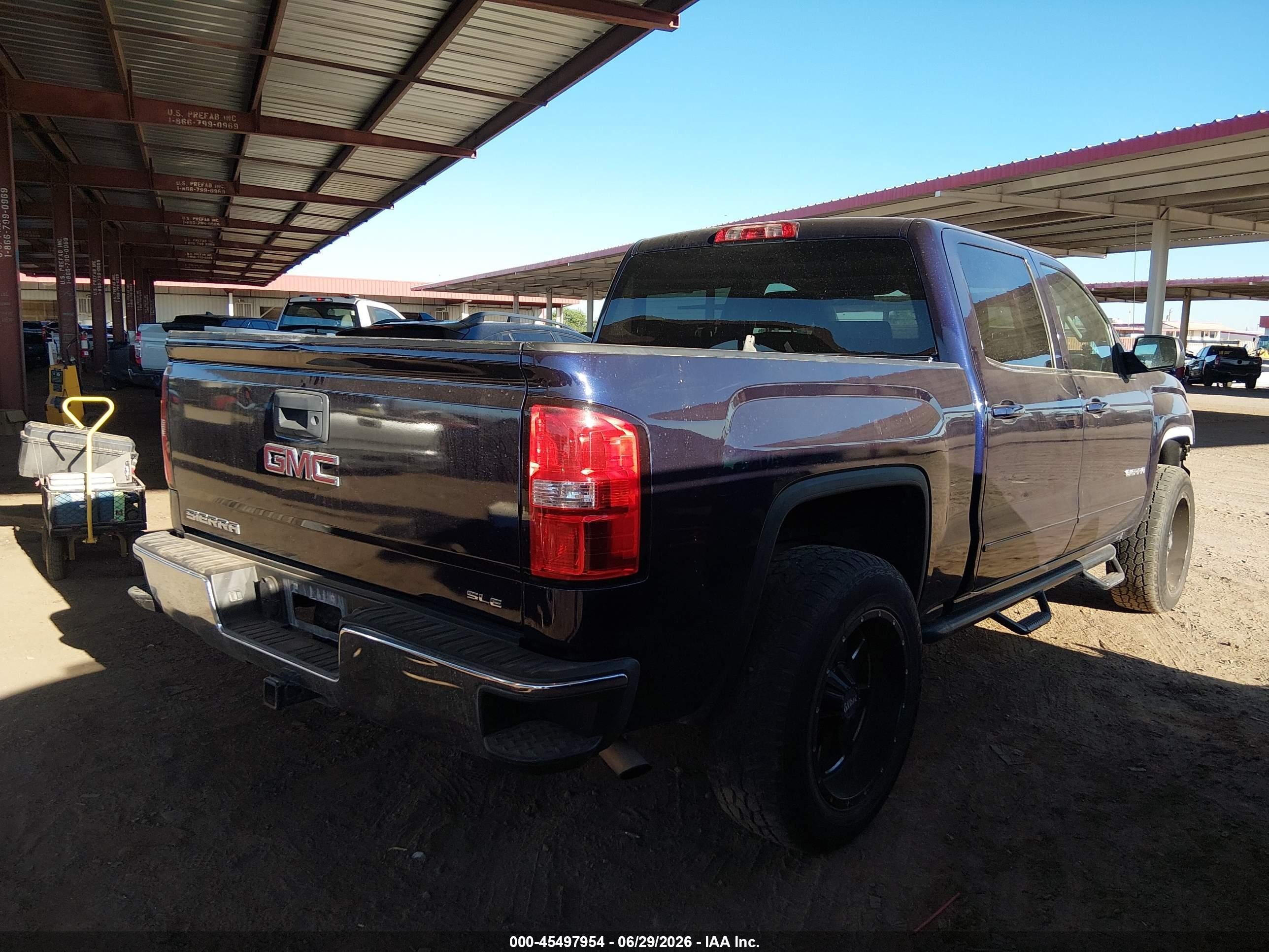 2014 Gmc Sierra 1500 Sle Blue vin: 3GTP1UECXEG476703