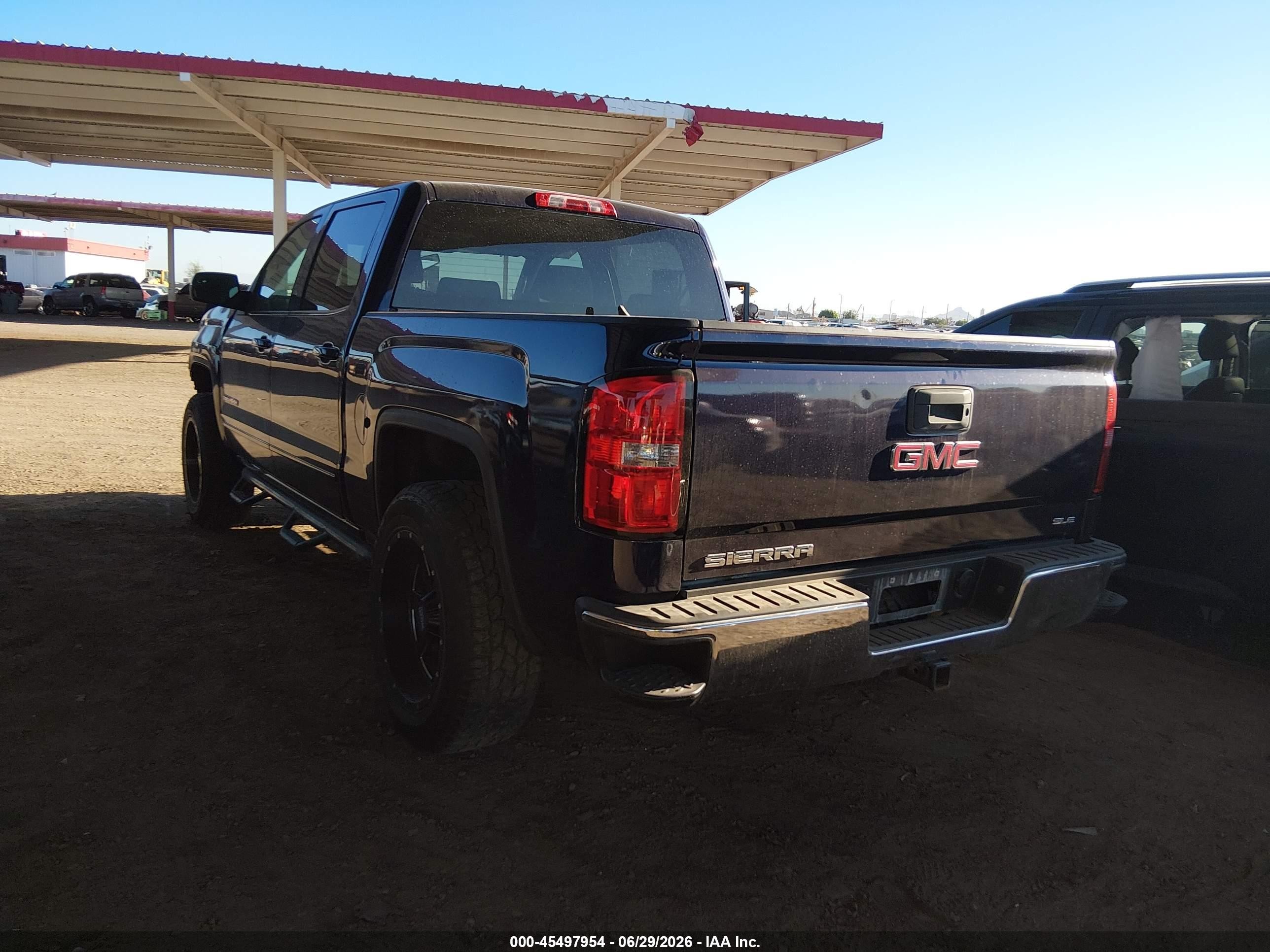2014 Gmc Sierra 1500 Sle Blue vin: 3GTP1UECXEG476703