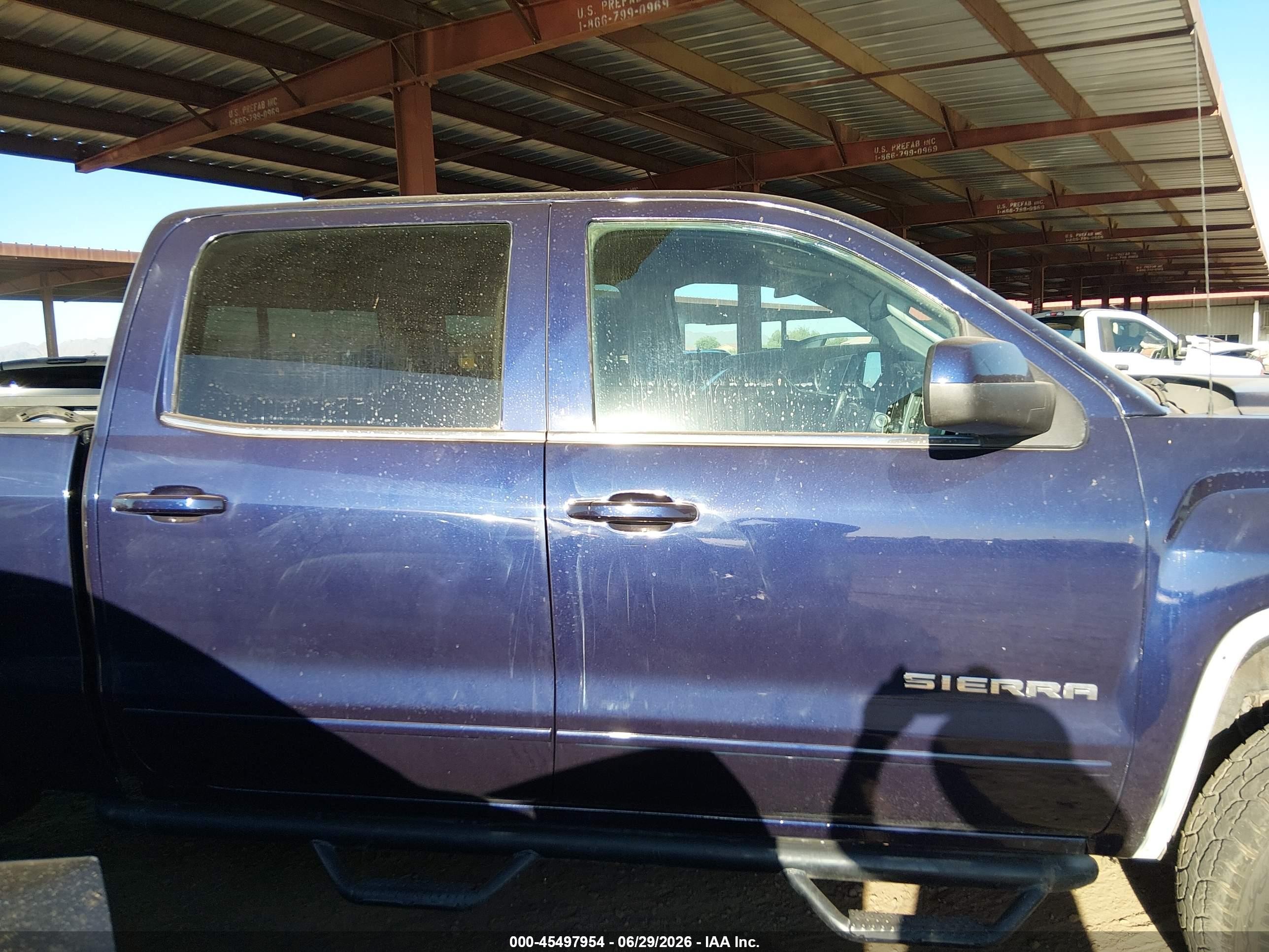 2014 Gmc Sierra 1500 Sle Blue vin: 3GTP1UECXEG476703