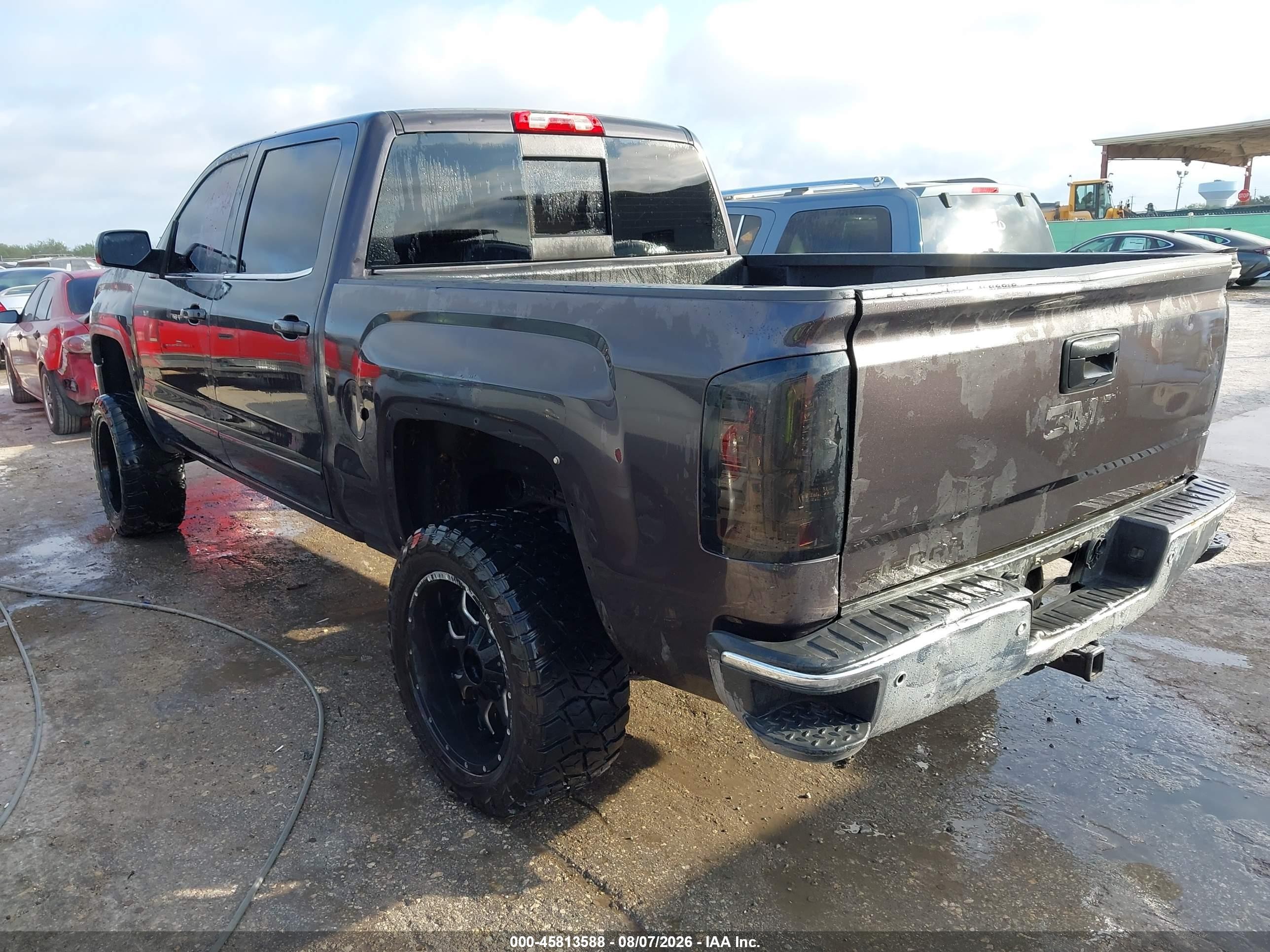 2015 Gmc Sierra 1500 Sle Black vin: 3GTP1UECXFG117272