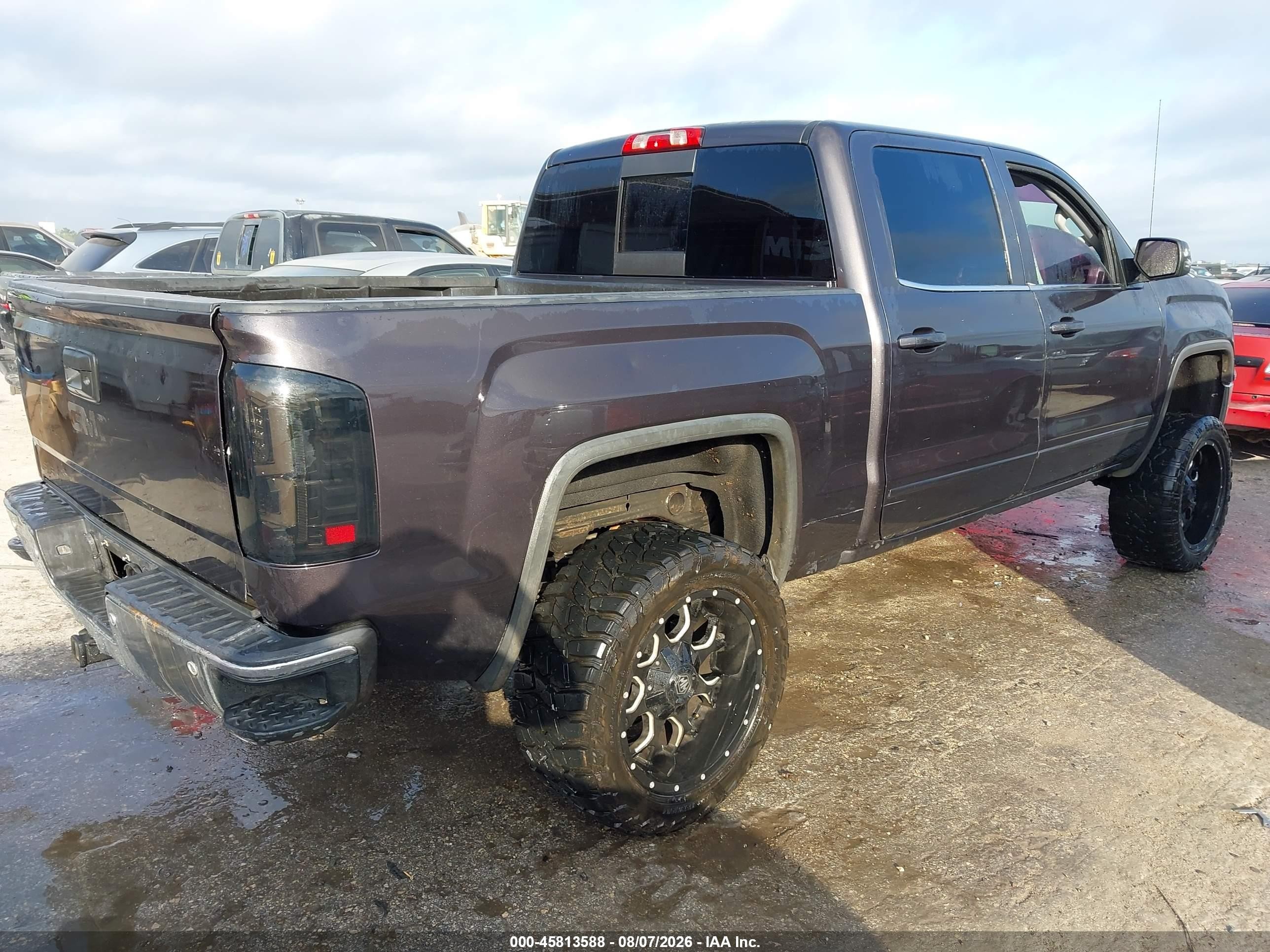 2015 Gmc Sierra 1500 Sle Black vin: 3GTP1UECXFG117272