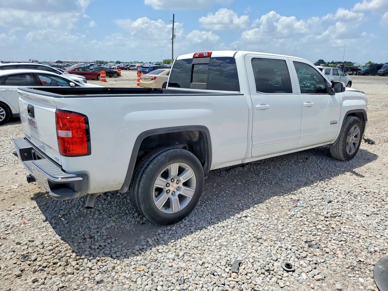 2015 Gmc Sierra C1500 Sle Белый vin: 3GTP1UECXFG269357