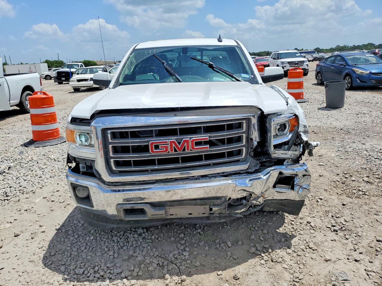 2015 Gmc Sierra C1500 Sle Белый vin: 3GTP1UECXFG269357