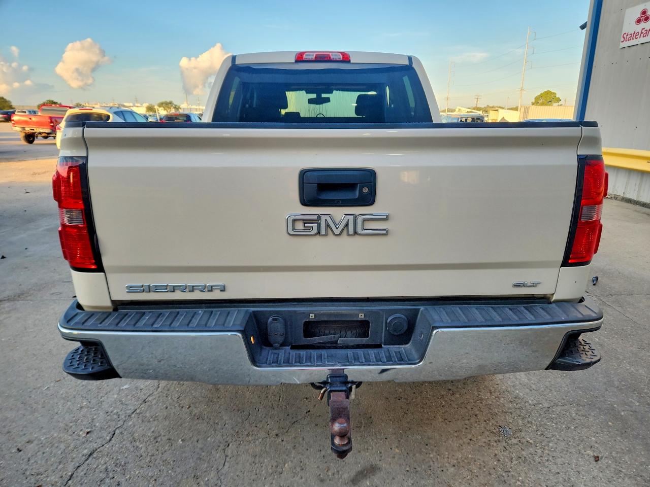 2014 Gmc Sierra C1500 Sle White vin: 3GTP1UEH3EG193605