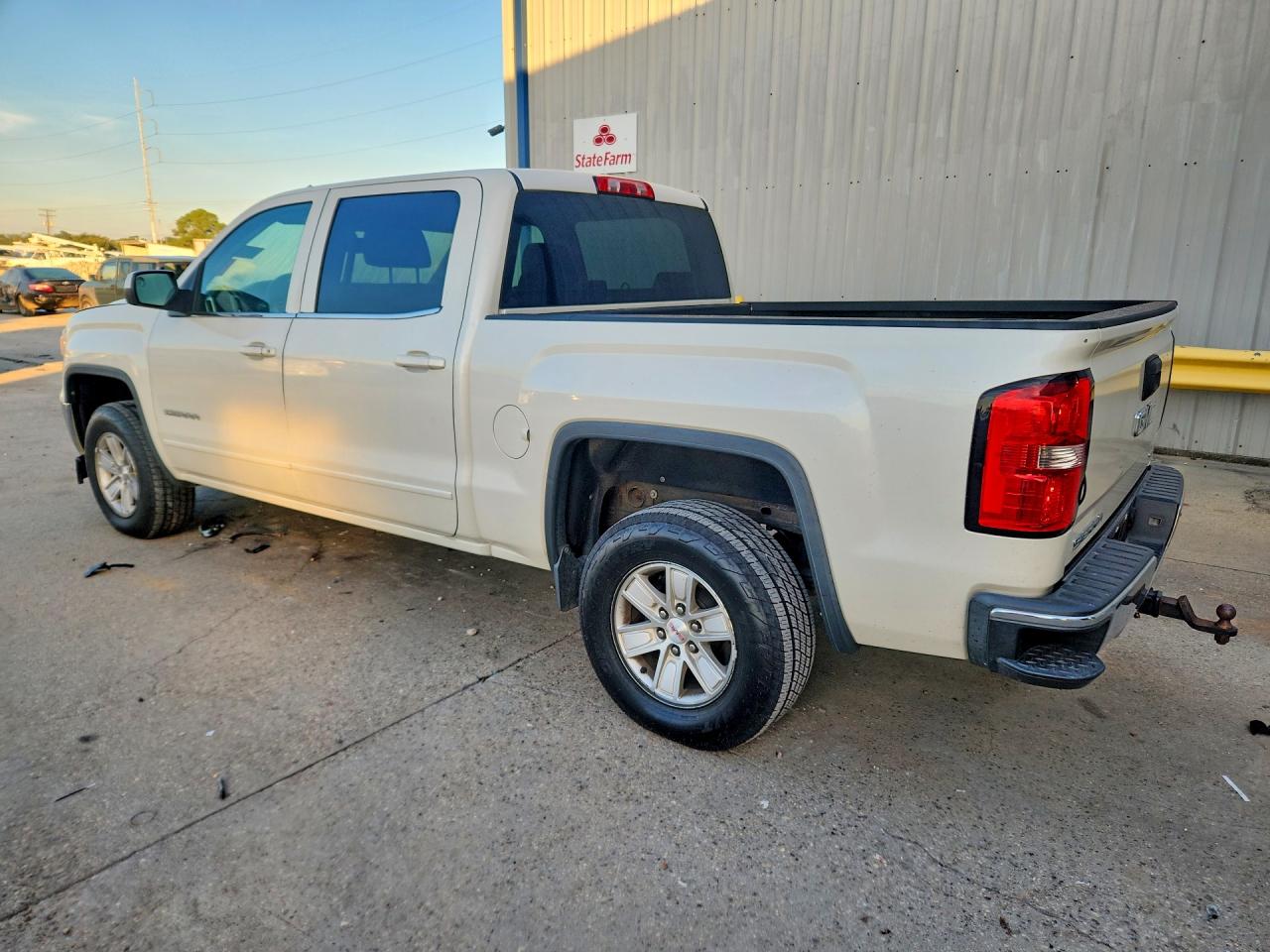2014 Gmc Sierra C1500 Sle White vin: 3GTP1UEH3EG193605