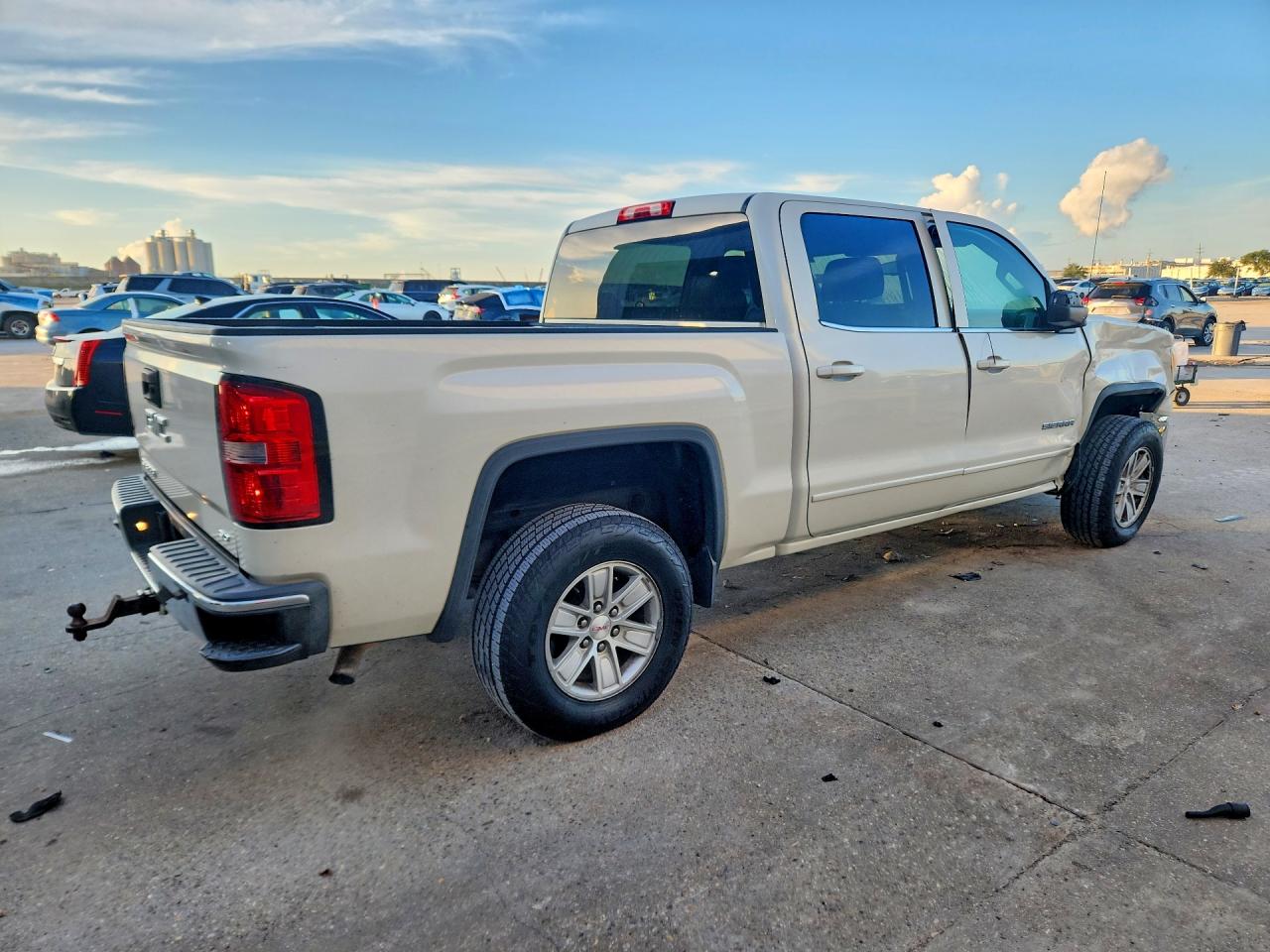 2014 Gmc Sierra C1500 Sle White vin: 3GTP1UEH3EG193605