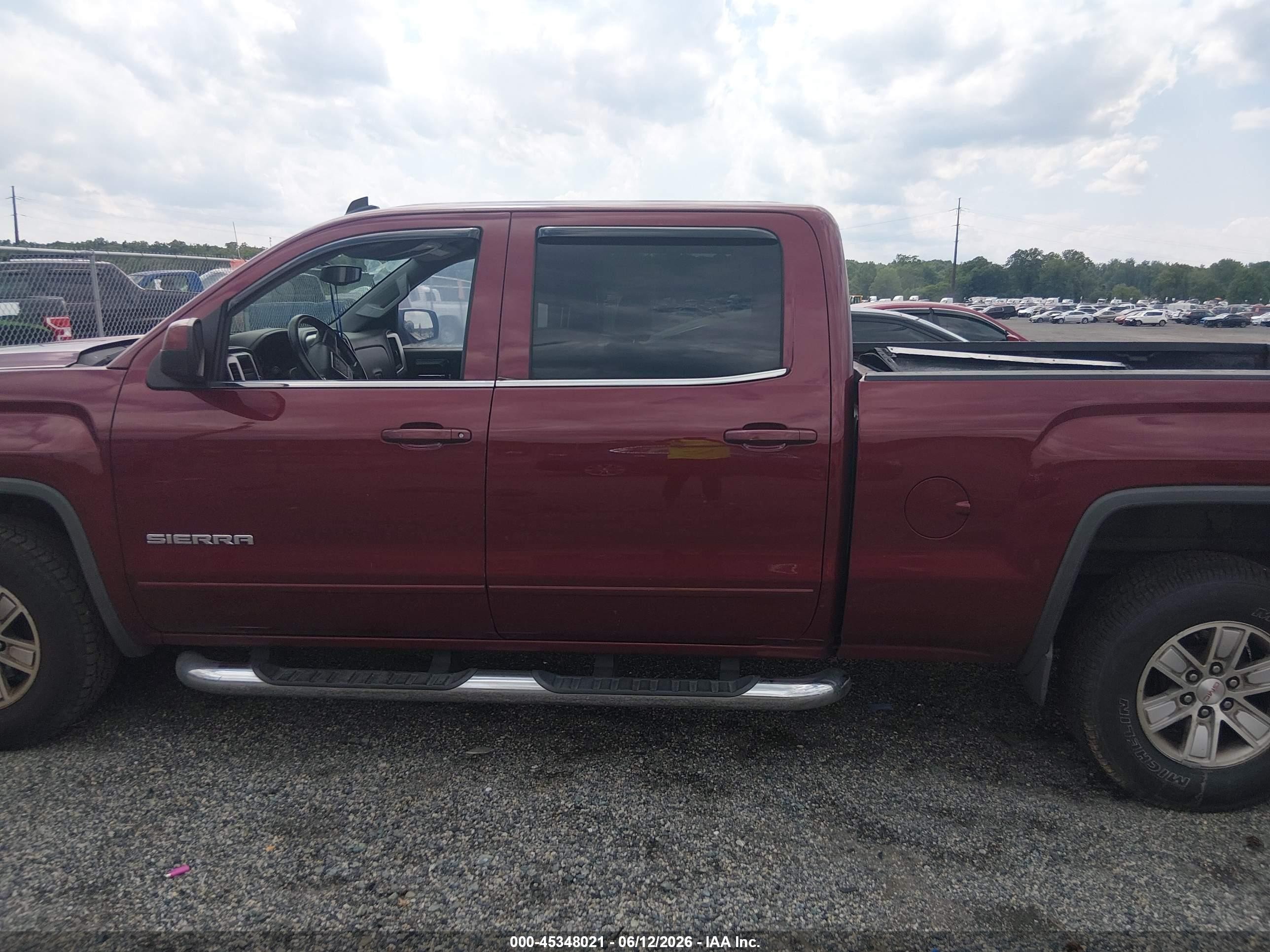 2014 Gmc Sierra 1500 Sle Red vin: 3GTP1UEH5EG209948