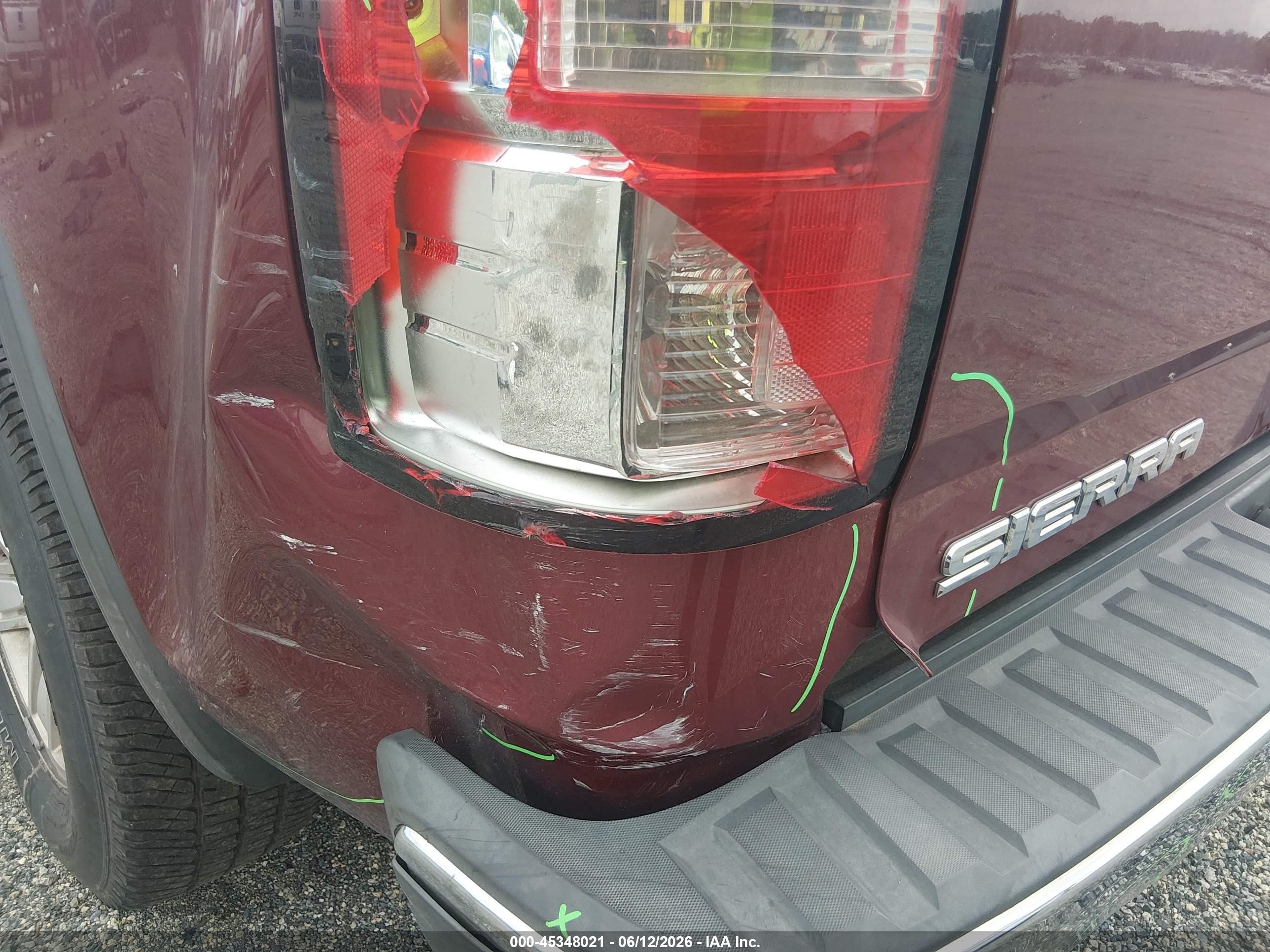 2014 Gmc Sierra 1500 Sle Red vin: 3GTP1UEH5EG209948