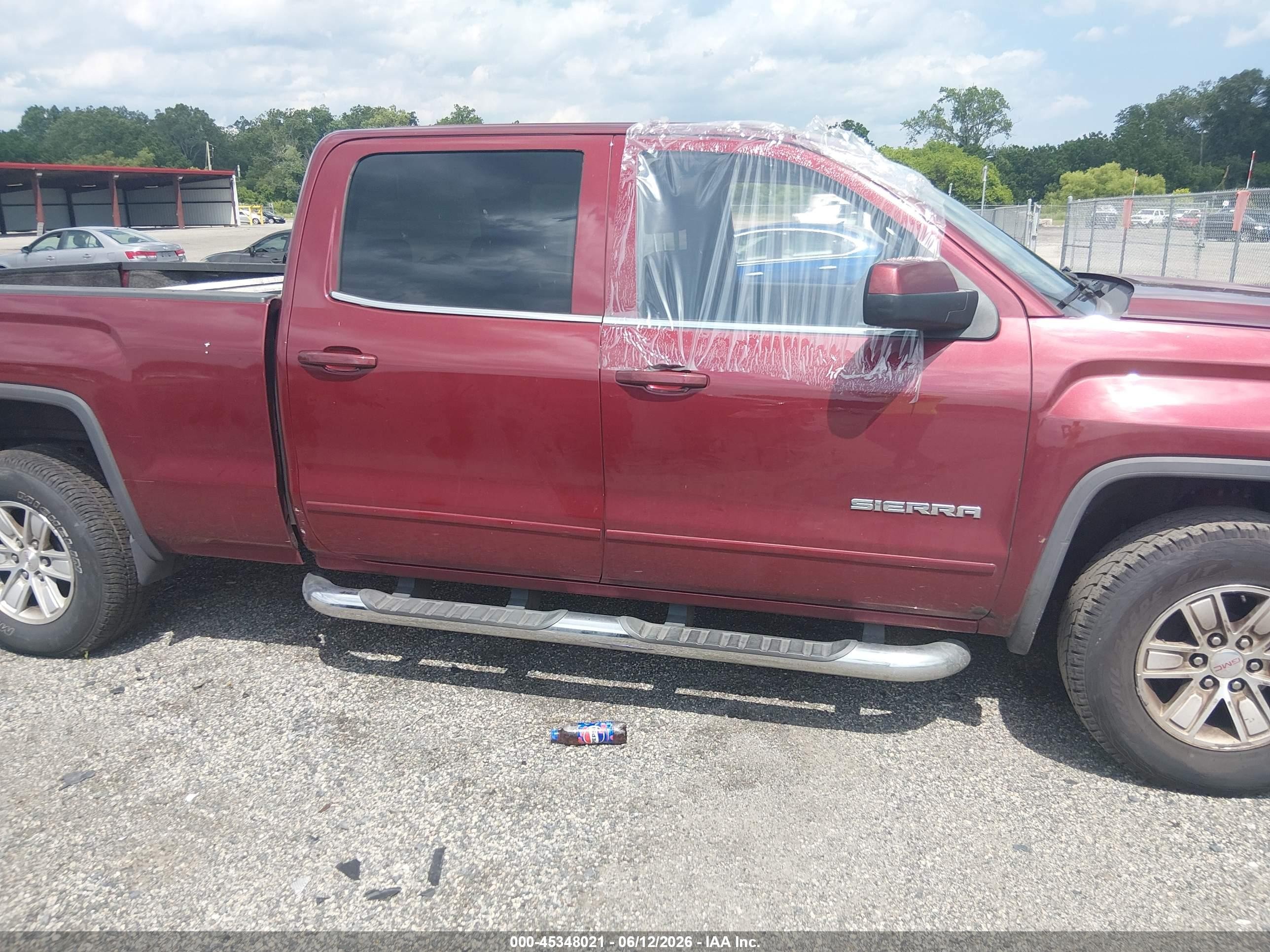 2014 Gmc Sierra 1500 Sle Red vin: 3GTP1UEH5EG209948