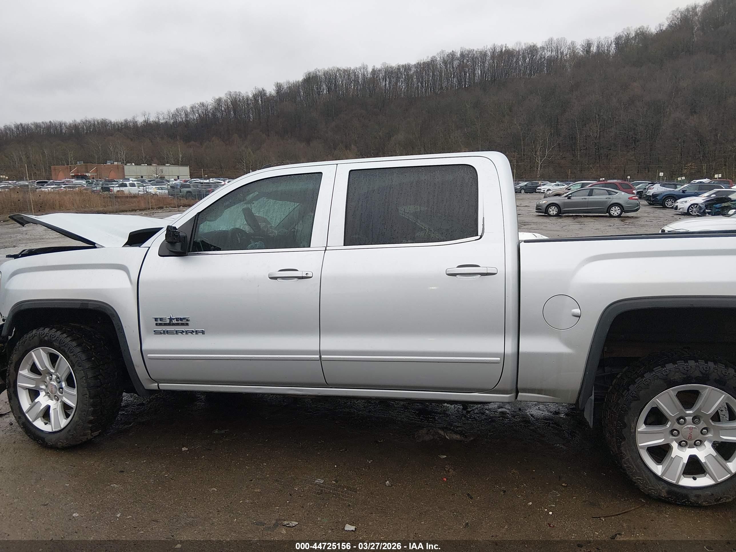 2014 Gmc Sierra 1500 Sle Silver vin: 3GTP1UEH5EG224188