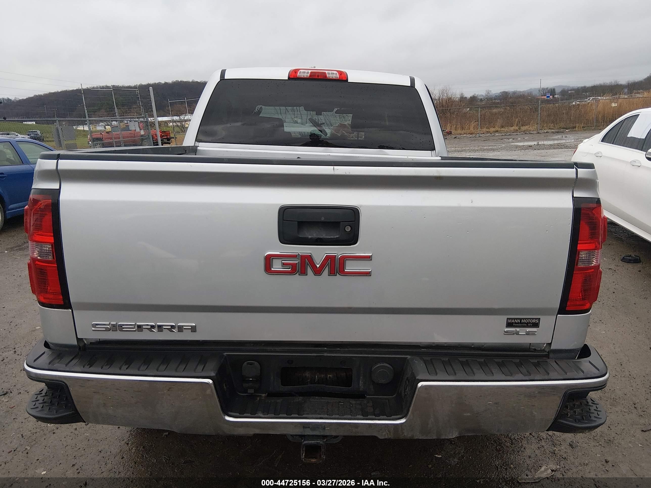 2014 Gmc Sierra 1500 Sle Silver vin: 3GTP1UEH5EG224188