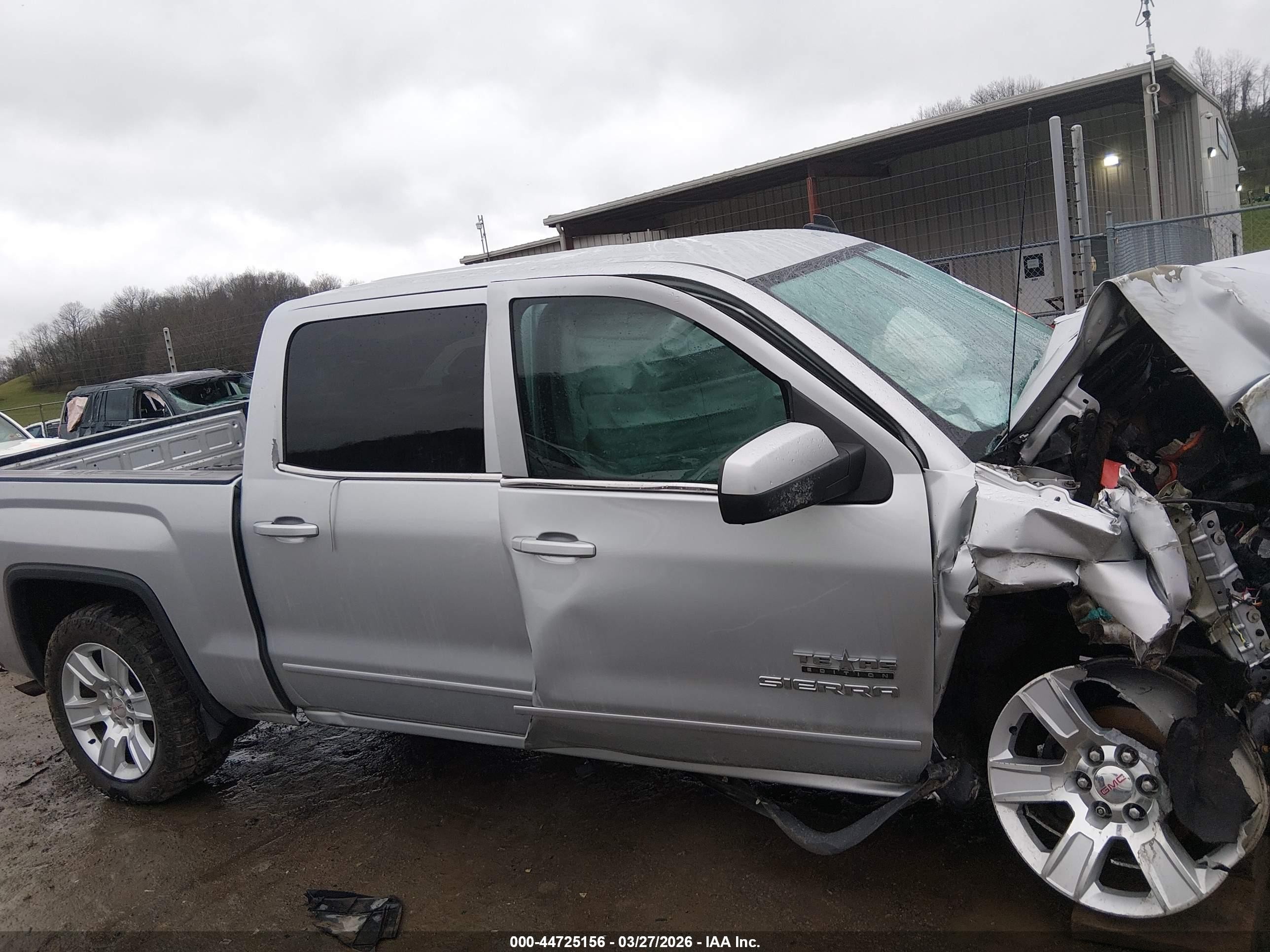 2014 Gmc Sierra 1500 Sle Silver vin: 3GTP1UEH5EG224188