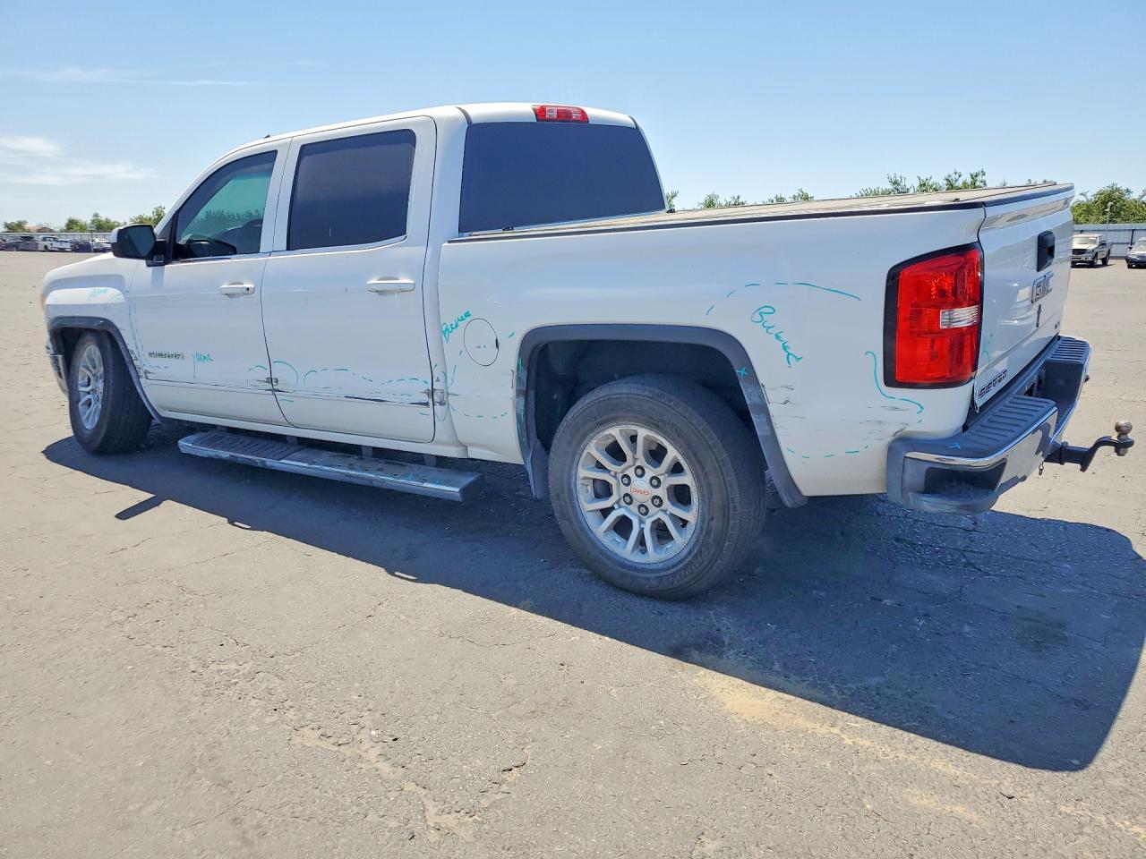 2014 Gmc Sierra C1500 Sle White vin: 3GTP1UEH5EG279336