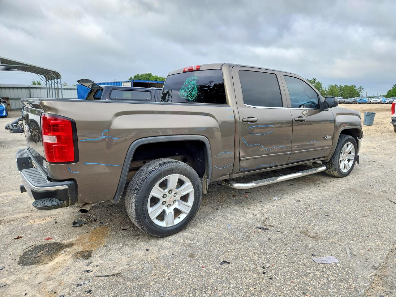 2014 Gmc Sierra C1500 Sle Brown vin: 3GTP1UEH5EG306678