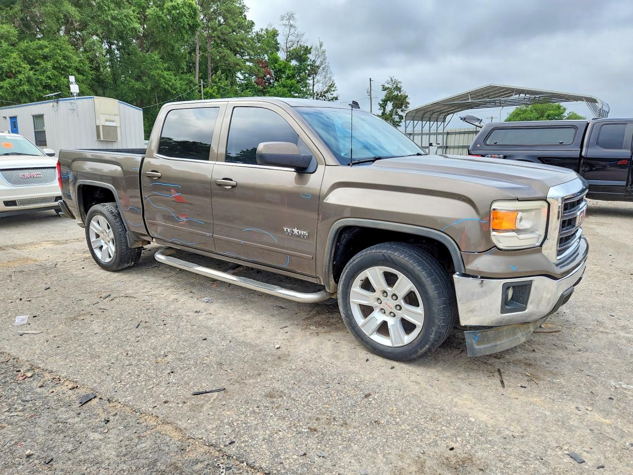 2014 Gmc Sierra C1500 Sle Brown vin: 3GTP1UEH5EG306678
