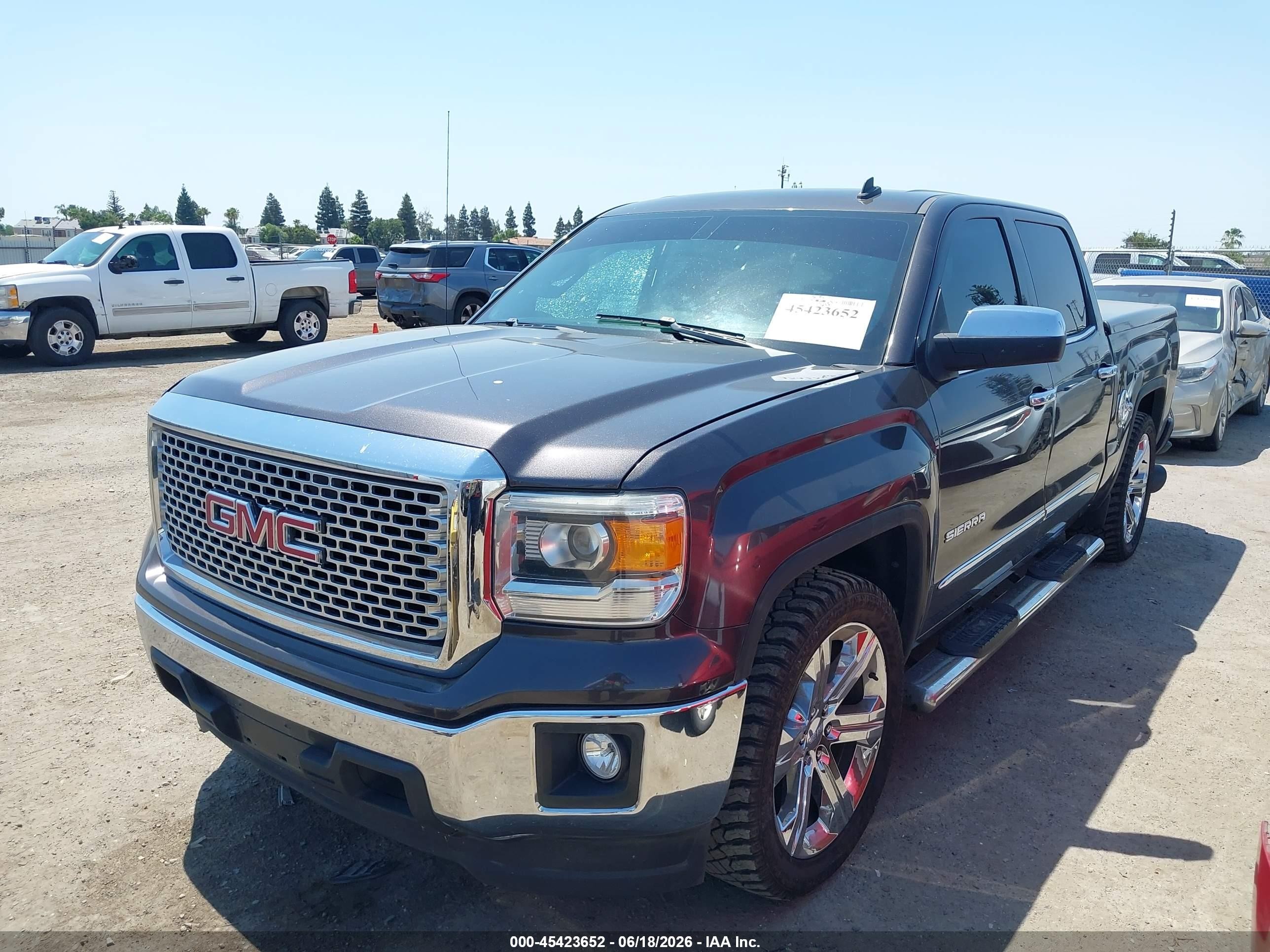 2014 Gmc Sierra 1500 Sle Gray vin: 3GTP1UEH7EG263395