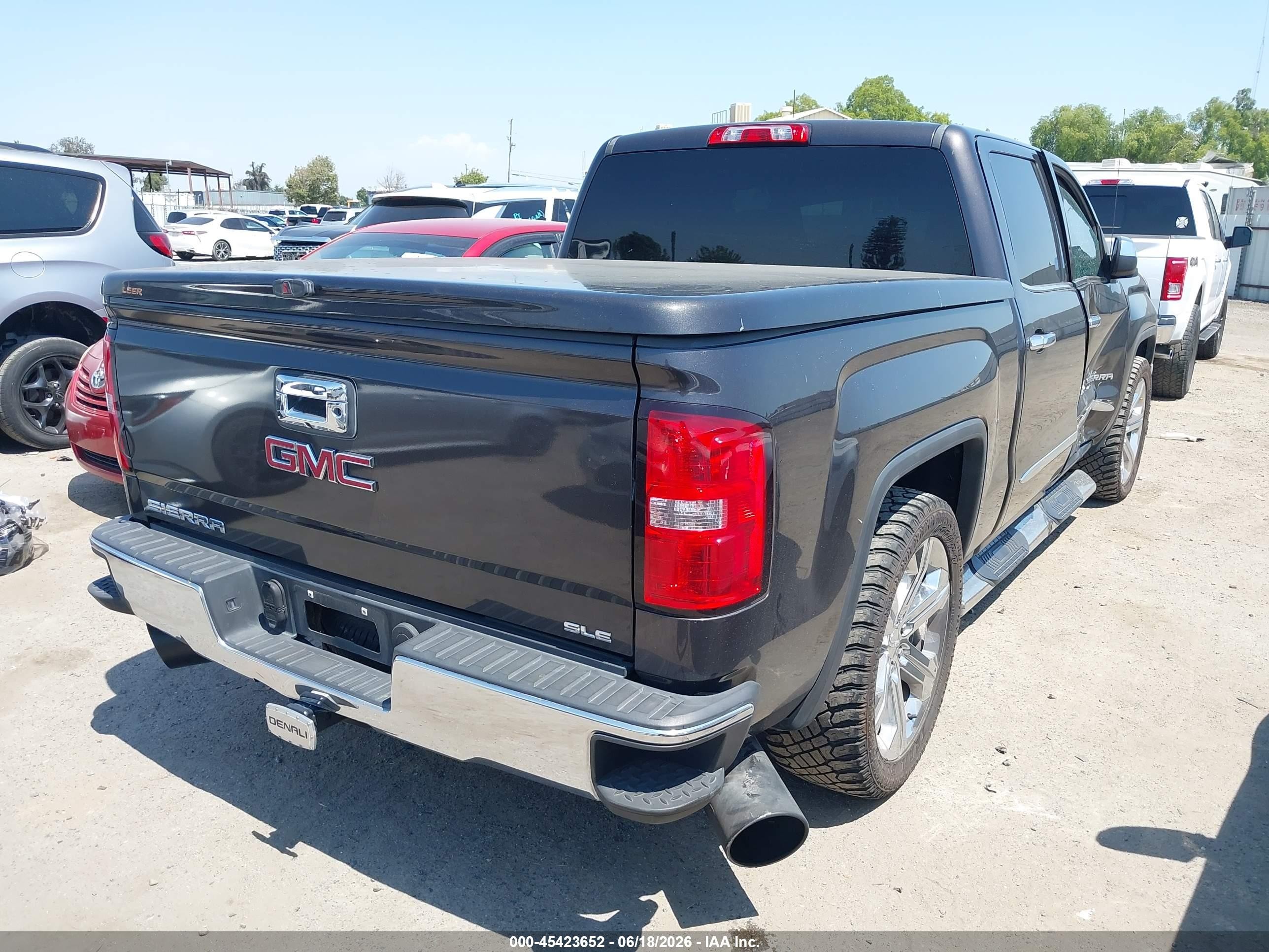 2014 Gmc Sierra 1500 Sle Gray vin: 3GTP1UEH7EG263395