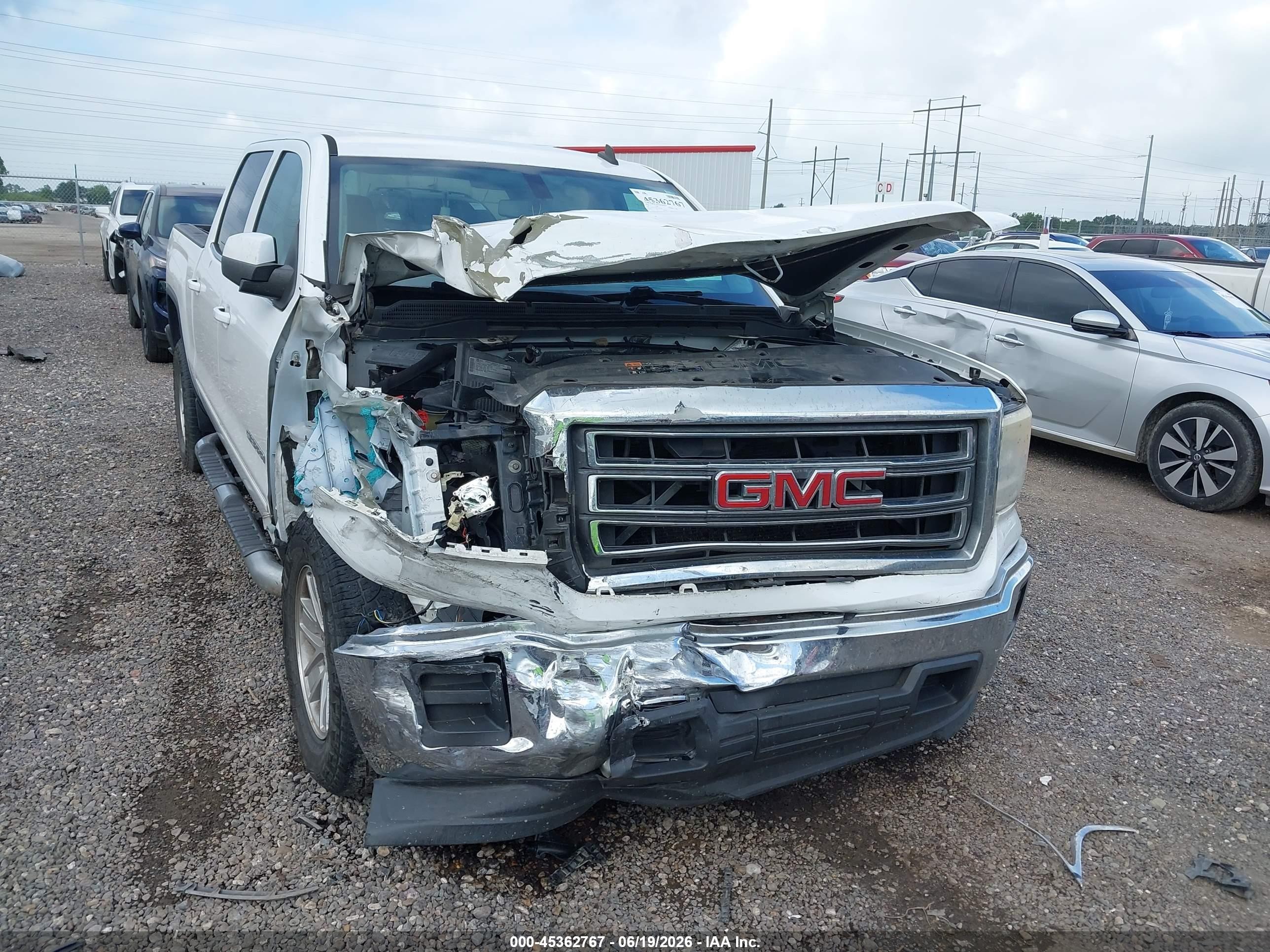2014 Gmc Sierra 1500 Sle Белый vin: 3GTP1UEH8EG392780