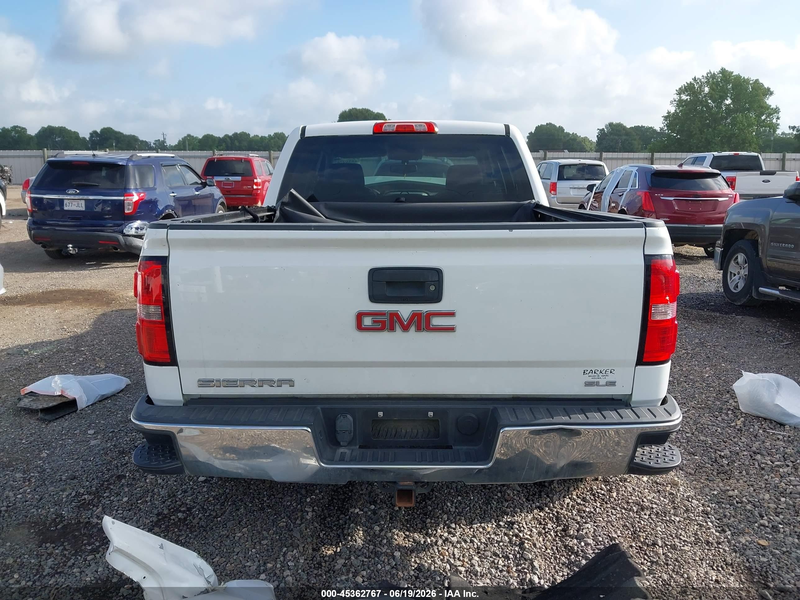 2014 Gmc Sierra 1500 Sle Белый vin: 3GTP1UEH8EG392780
