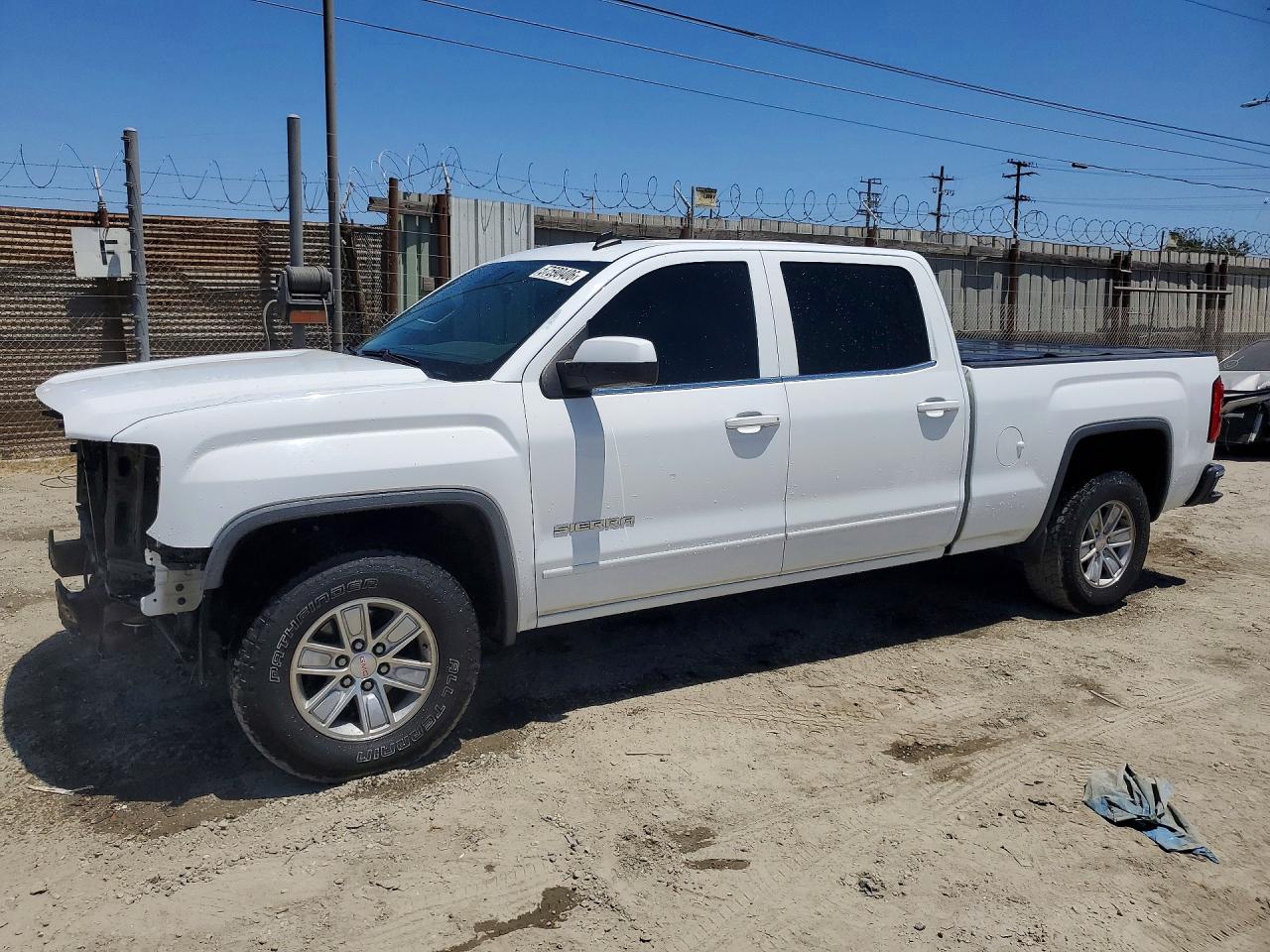 2014 Gmc Sierra C1500 Sle White vin: 3GTP1UEHXEG179748