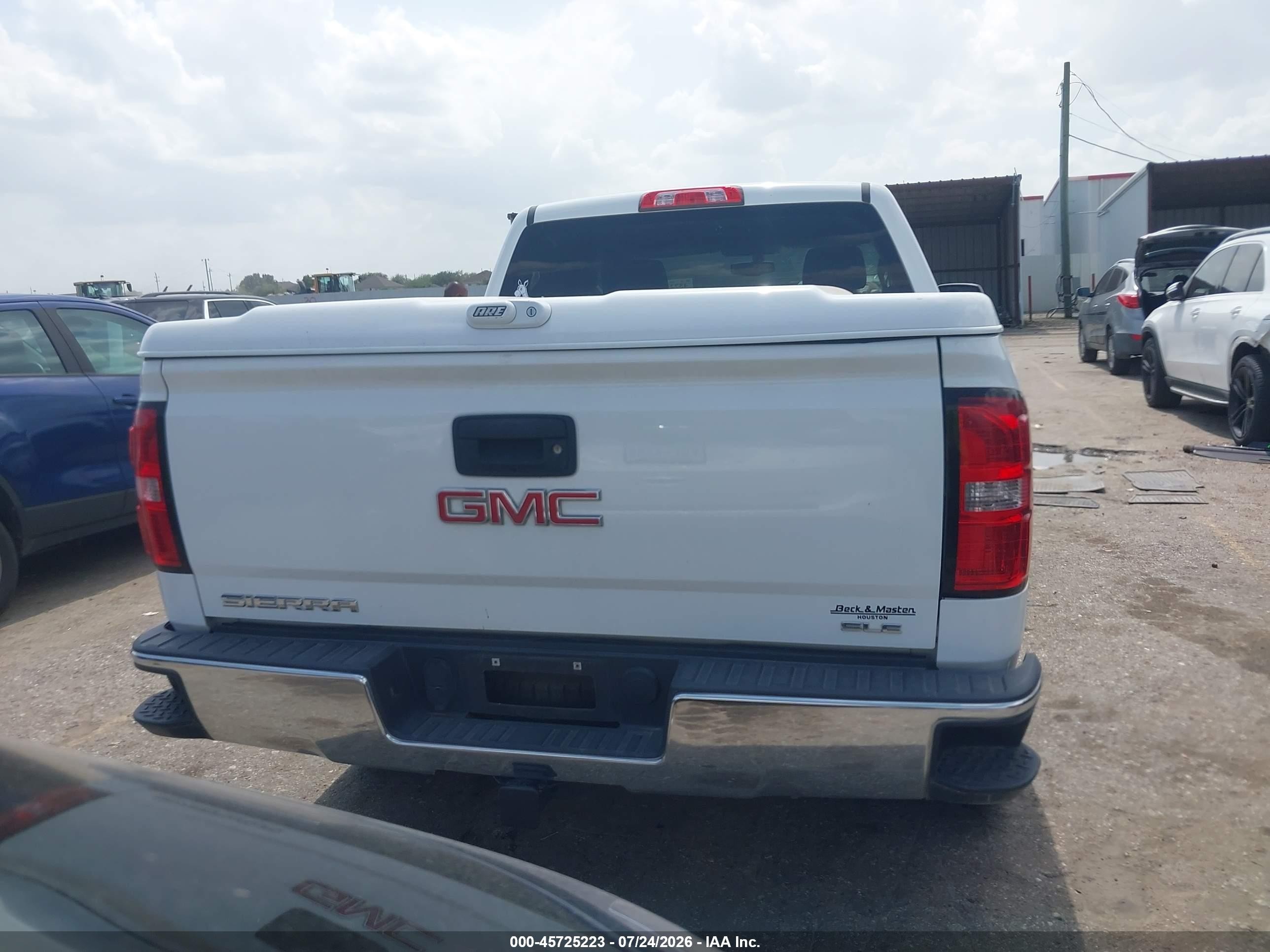 2014 Gmc Sierra 1500 Sle White vin: 3GTP1UEHXEG259759