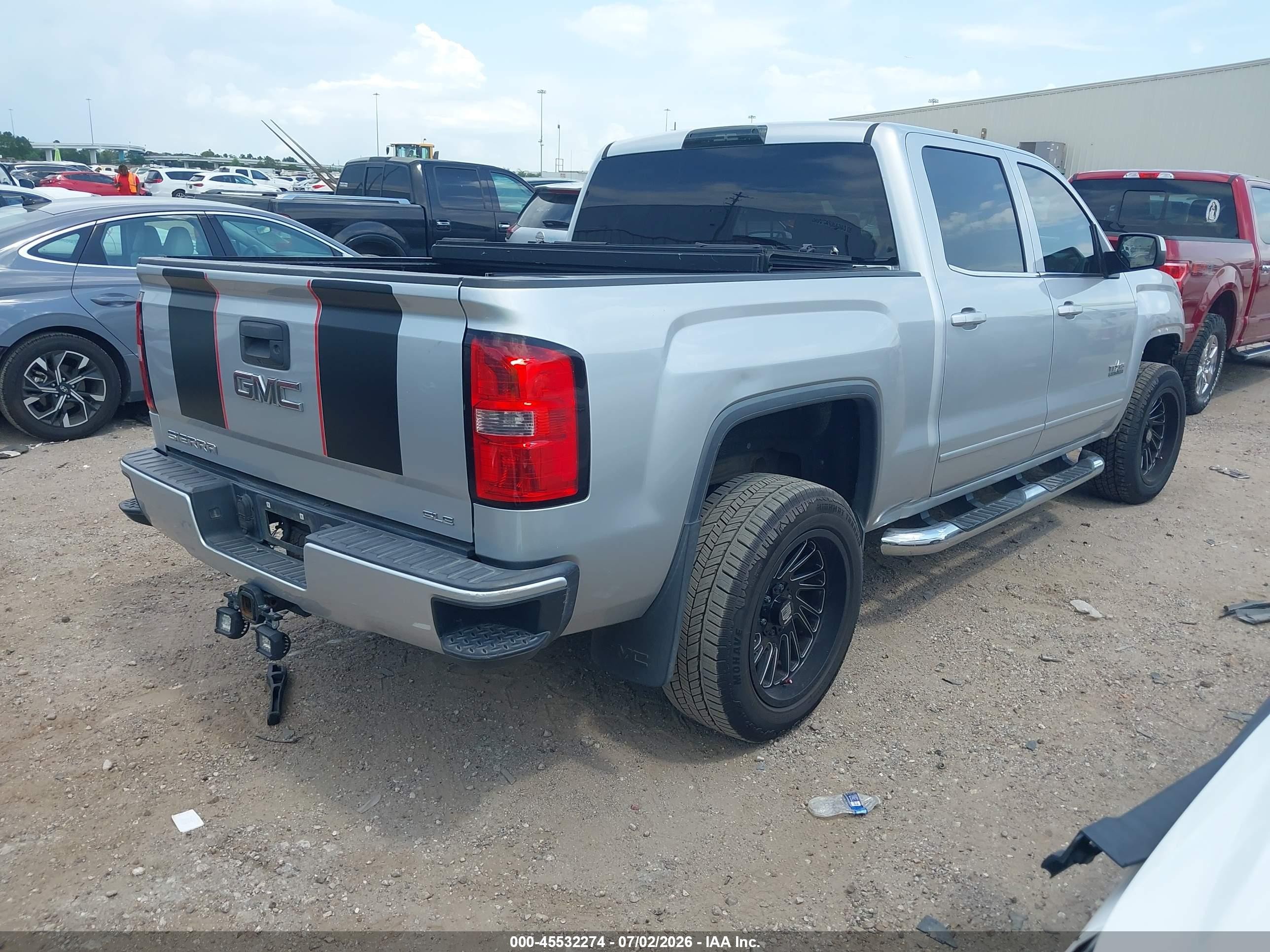 2014 Gmc Sierra 1500 Sle Silver vin: 3GTP1UEHXEG262550