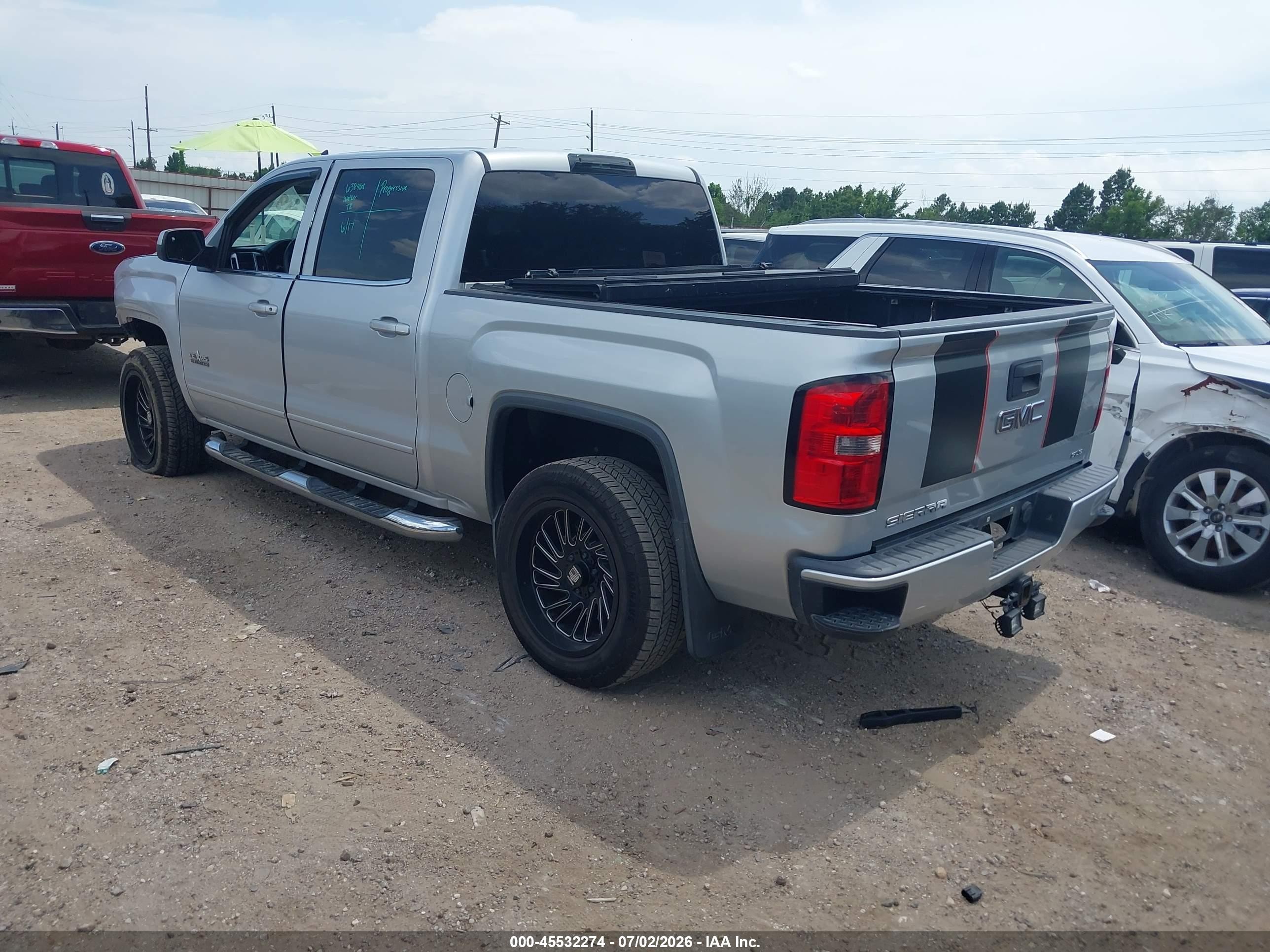 2014 Gmc Sierra 1500 Sle Silver vin: 3GTP1UEHXEG262550