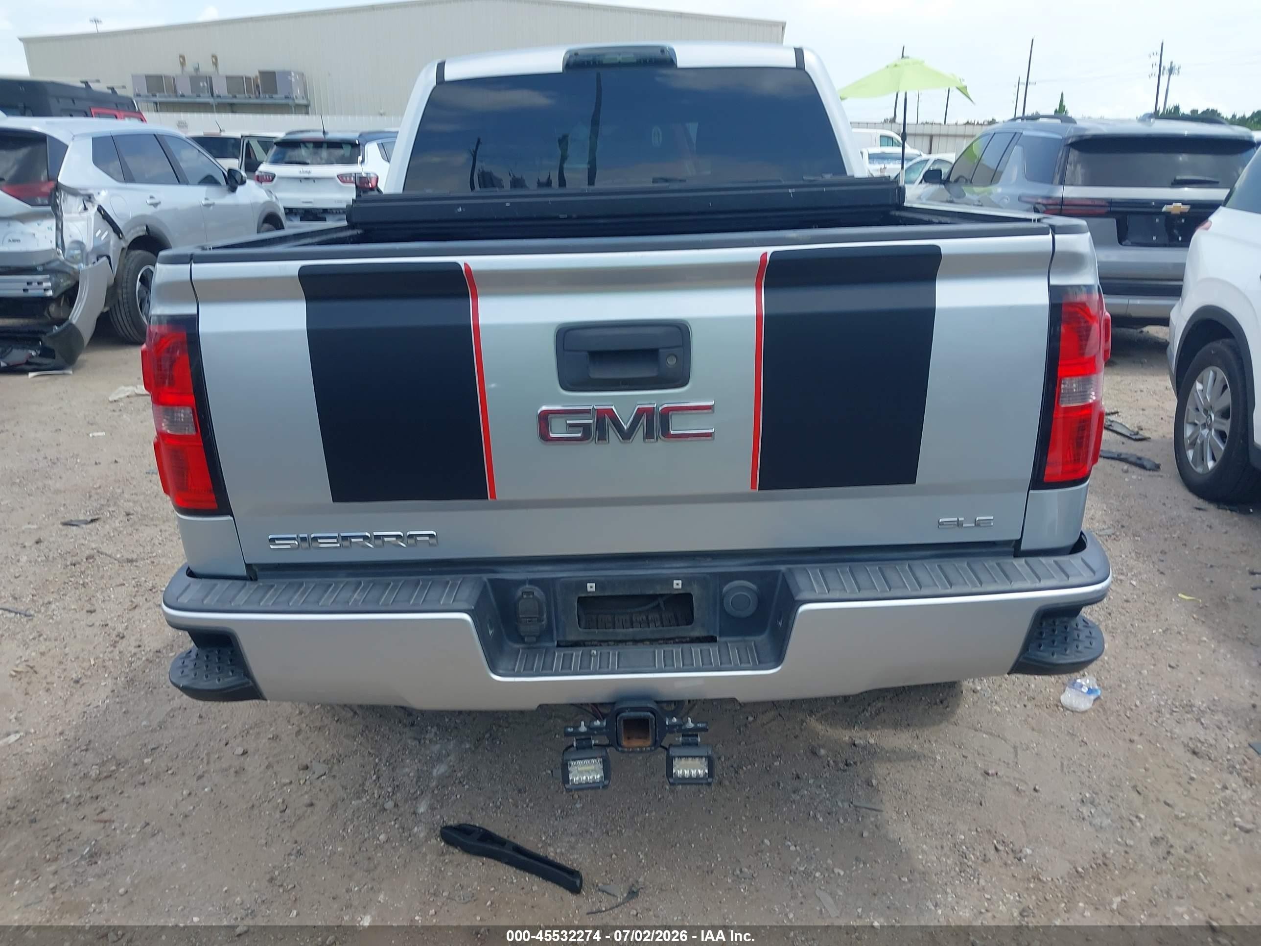 2014 Gmc Sierra 1500 Sle Silver vin: 3GTP1UEHXEG262550