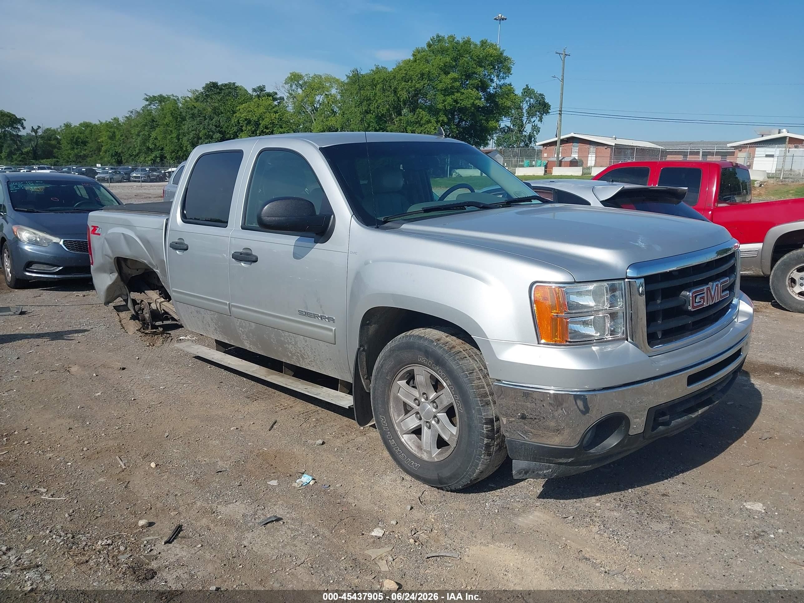 2011 Gmc Sierra 1500 Sle Silver vin: 3GTP1VE00BG149654