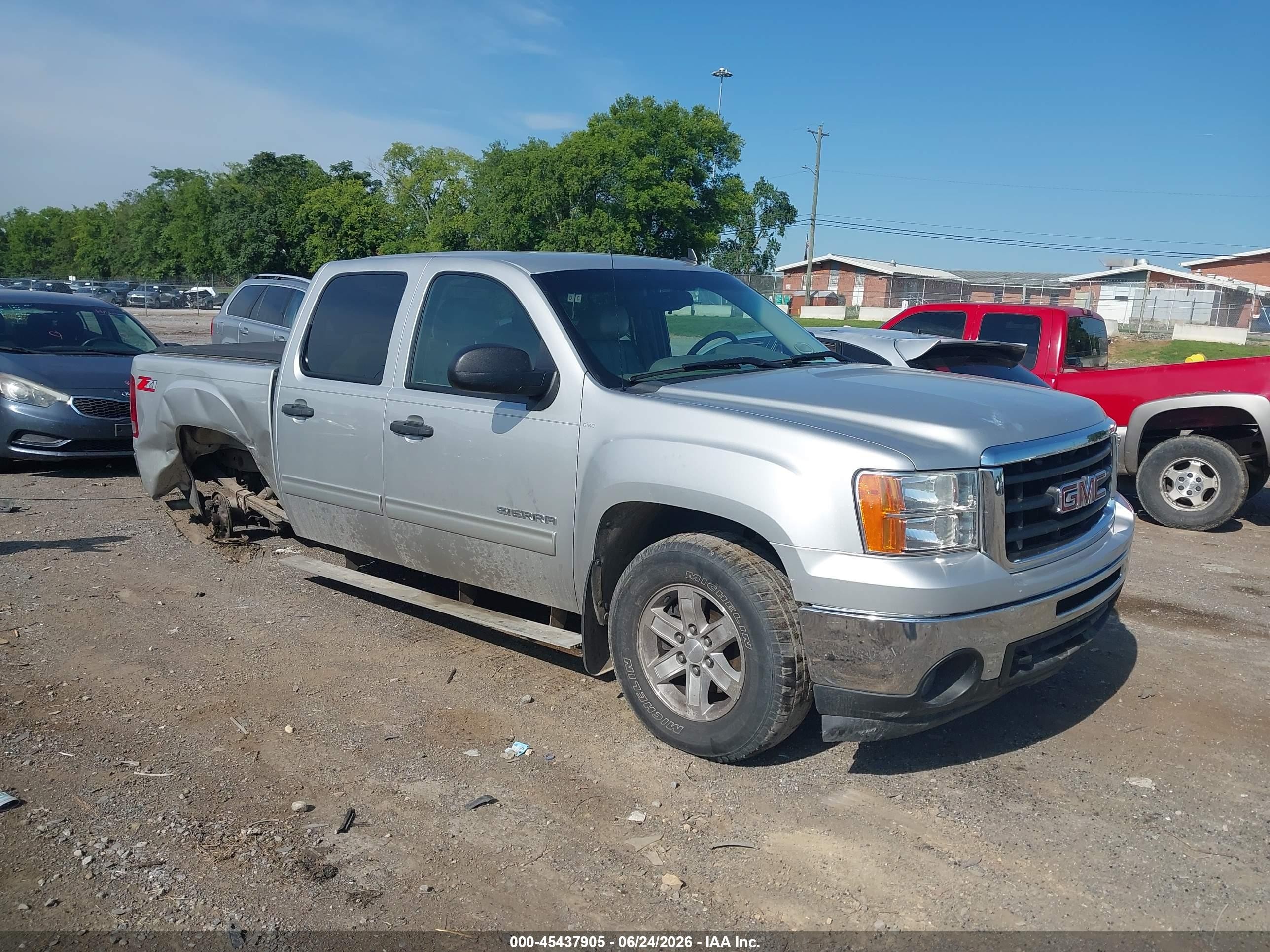 2011 Gmc Sierra 1500 Sle Silver vin: 3GTP1VE00BG149654