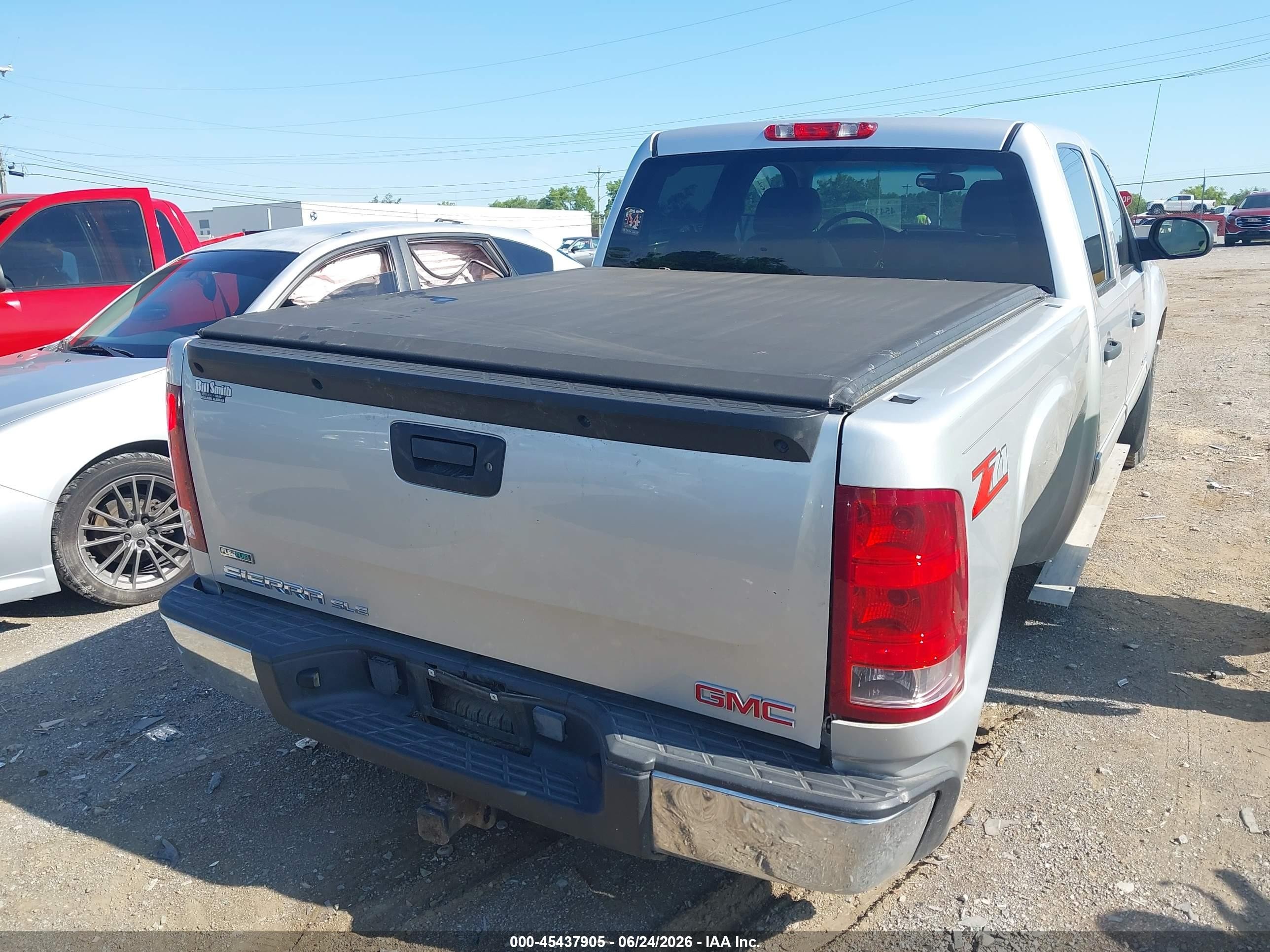2011 Gmc Sierra 1500 Sle Silver vin: 3GTP1VE00BG149654