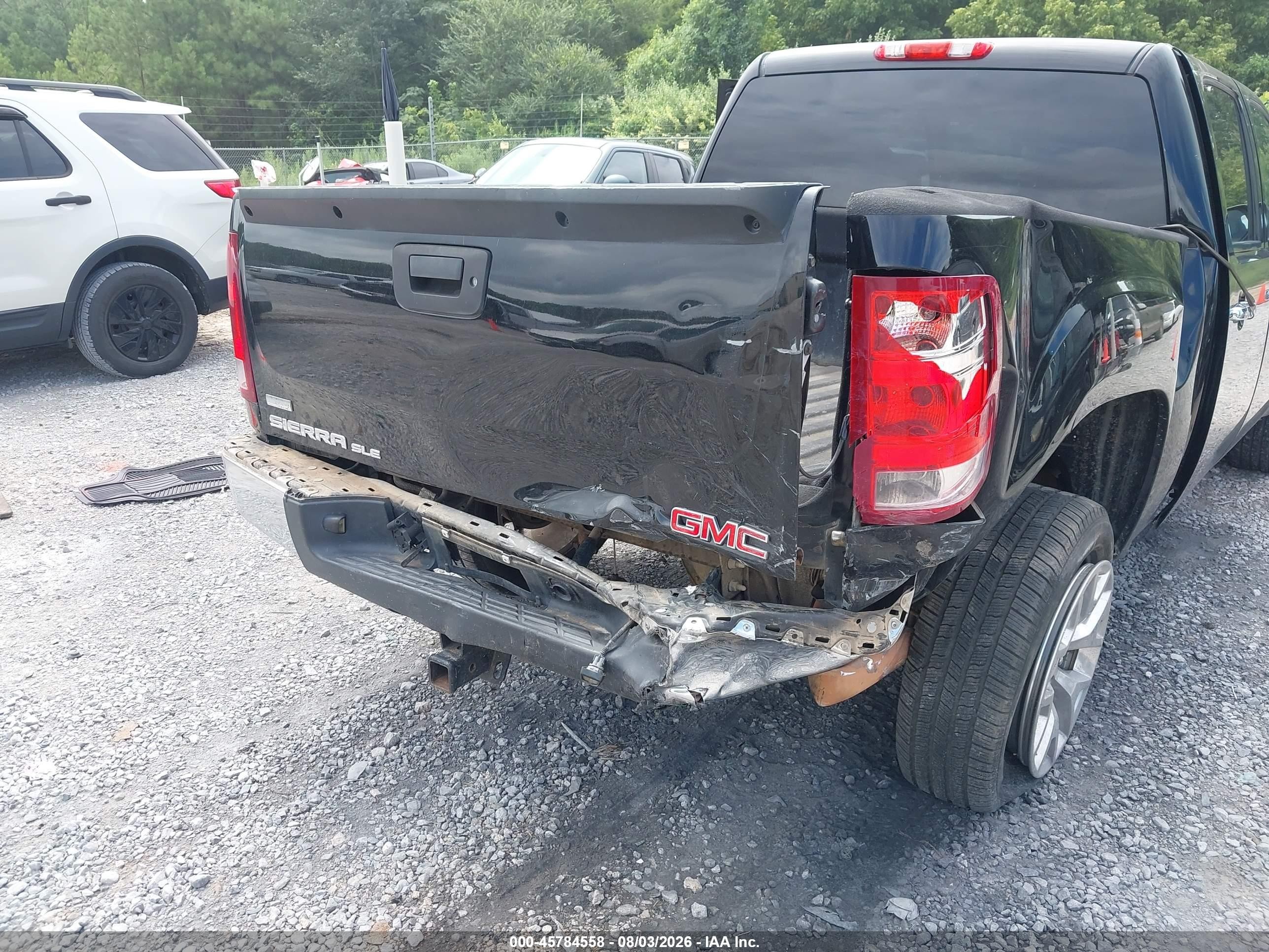 2011 Gmc Sierra 1500 Sle Black vin: 3GTP1VE00BG340538