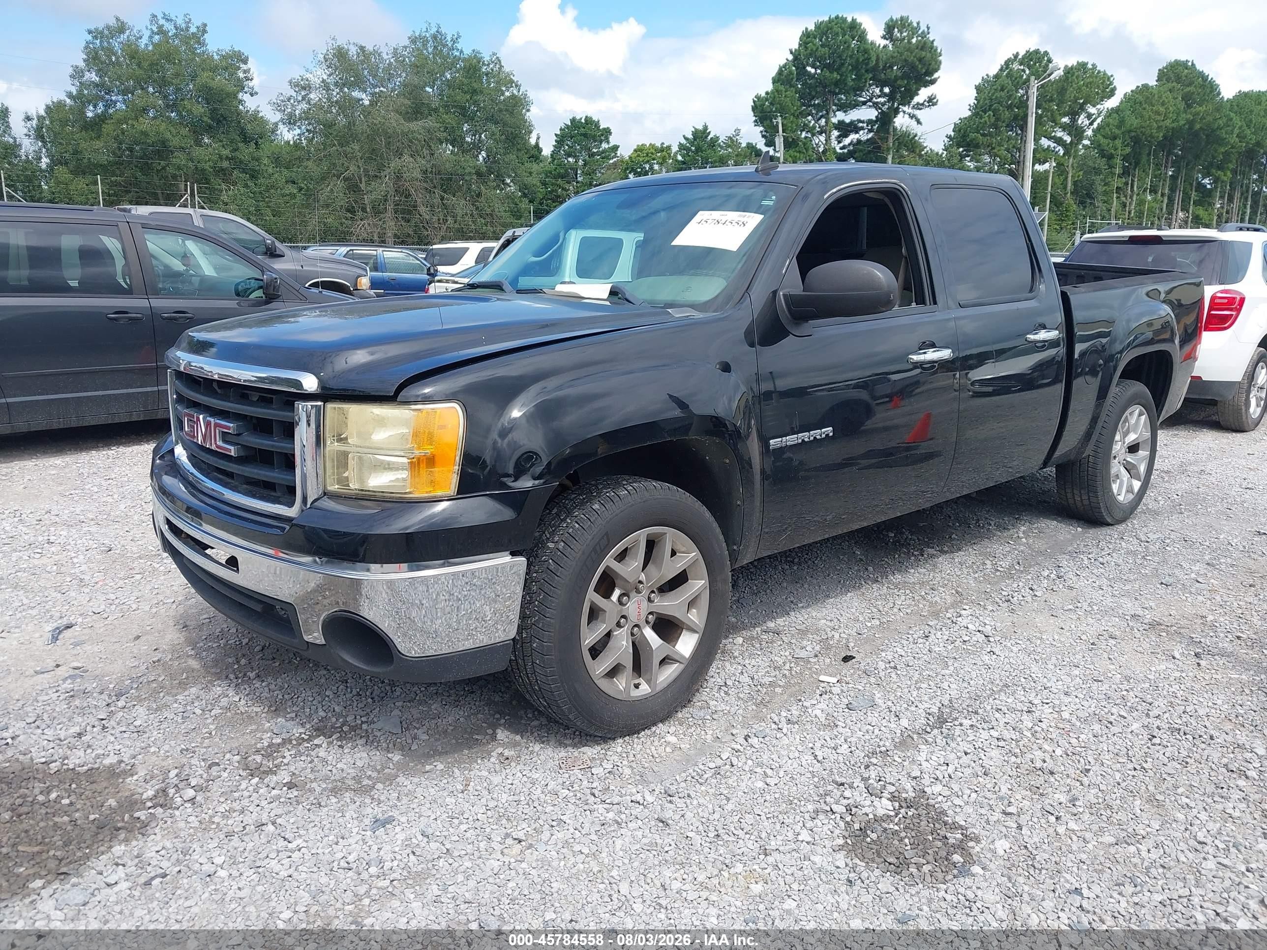2011 Gmc Sierra 1500 Sle Black vin: 3GTP1VE00BG340538