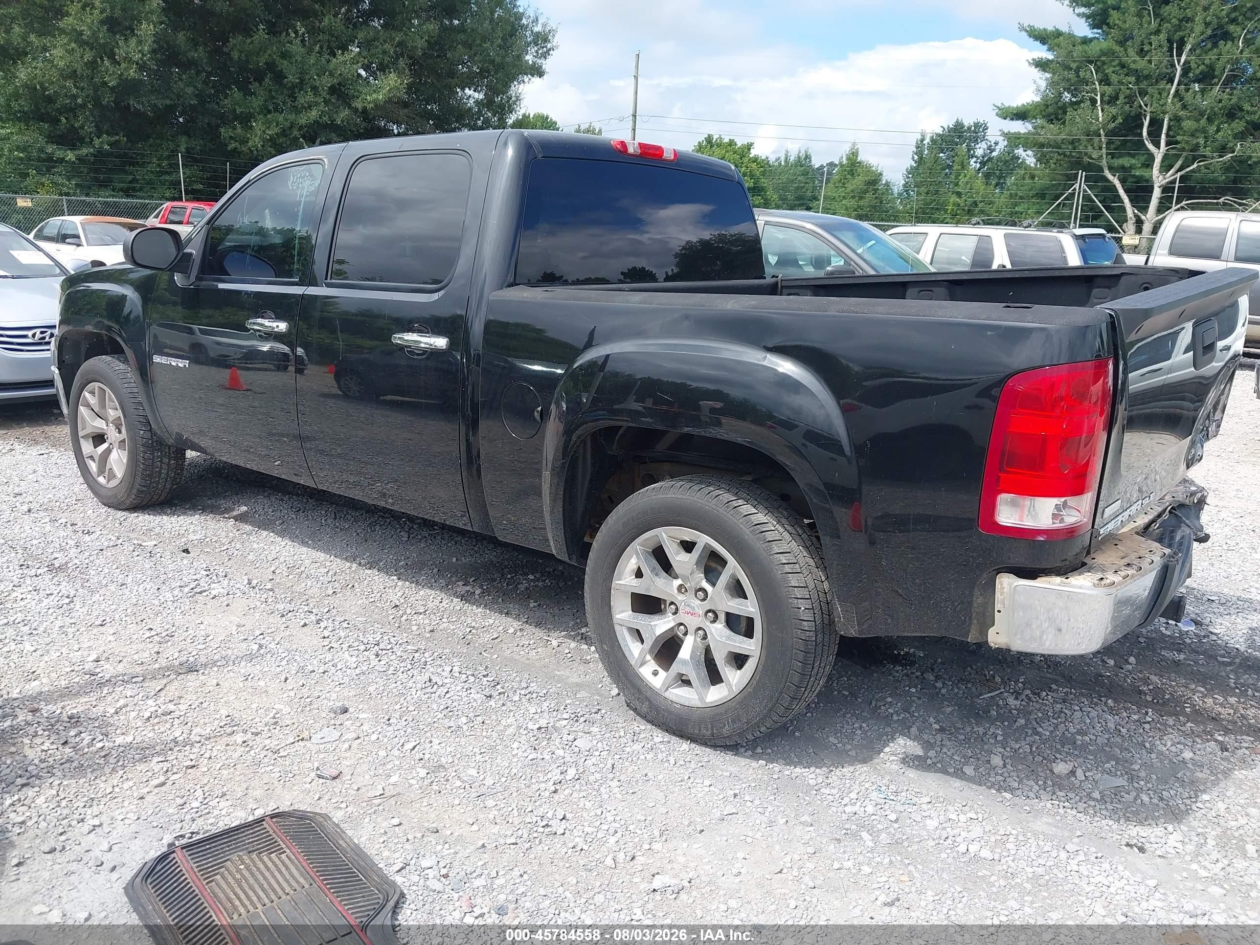 2011 Gmc Sierra 1500 Sle Black vin: 3GTP1VE00BG340538