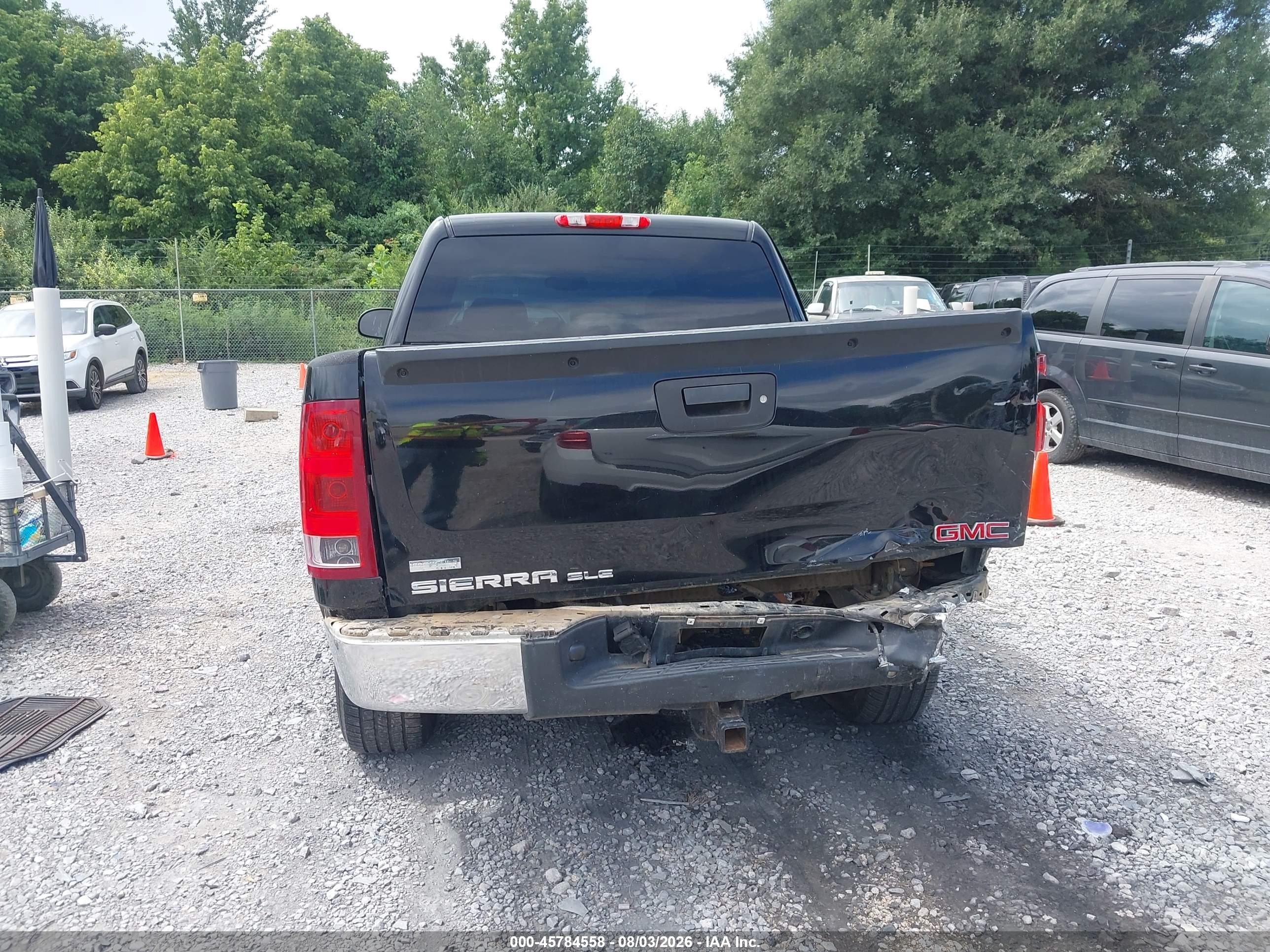 2011 Gmc Sierra 1500 Sle Black vin: 3GTP1VE00BG340538
