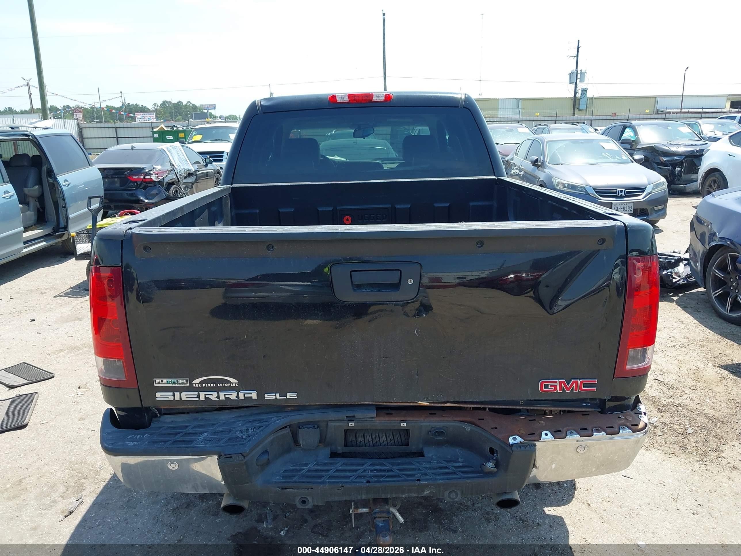 2012 Gmc Sierra 1500 Sle Черный vin: 3GTP1VE00CG144407