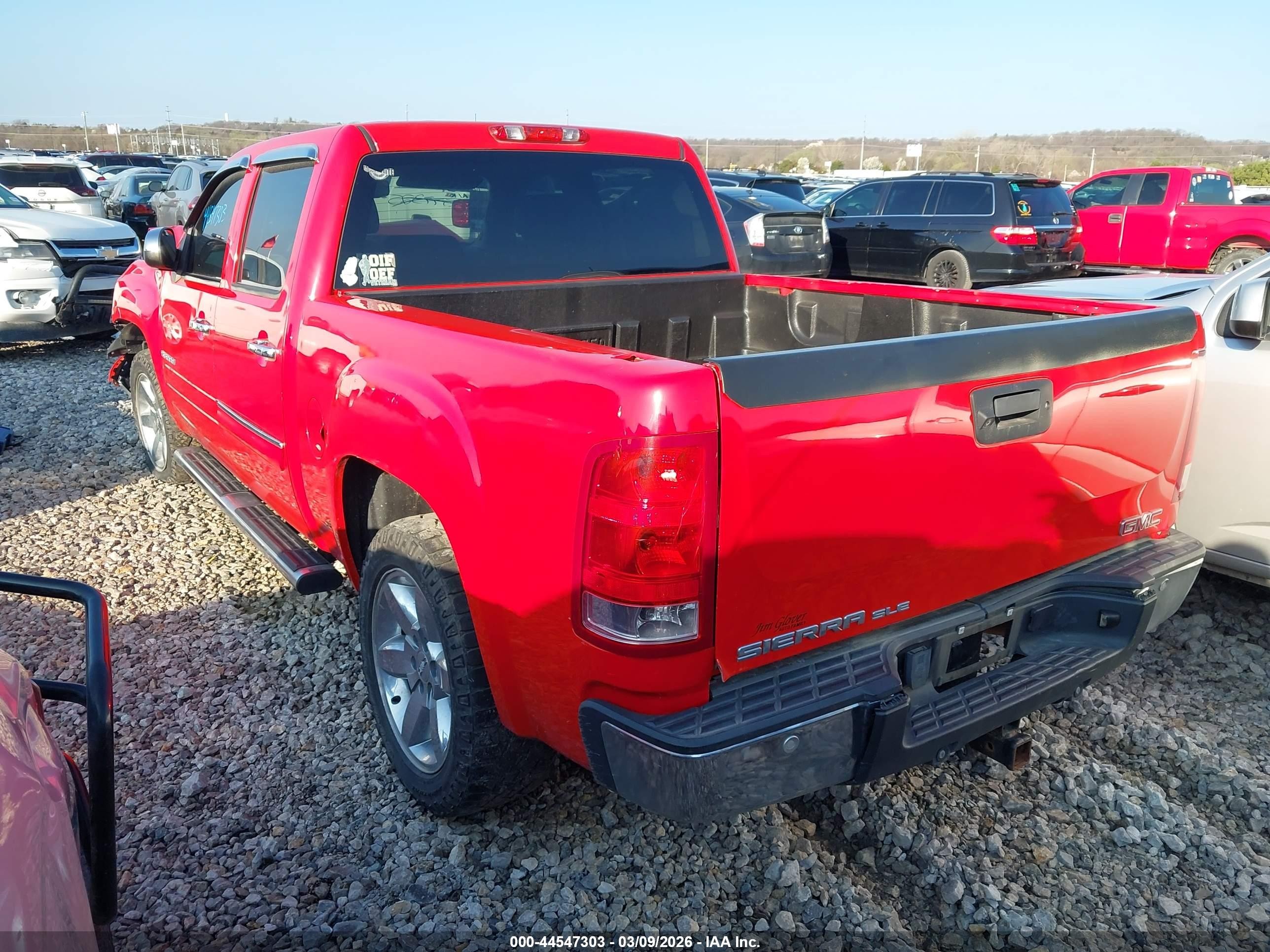 2013 Gmc Sierra 1500 Sle Red vin: 3GTP1VE00DG319160