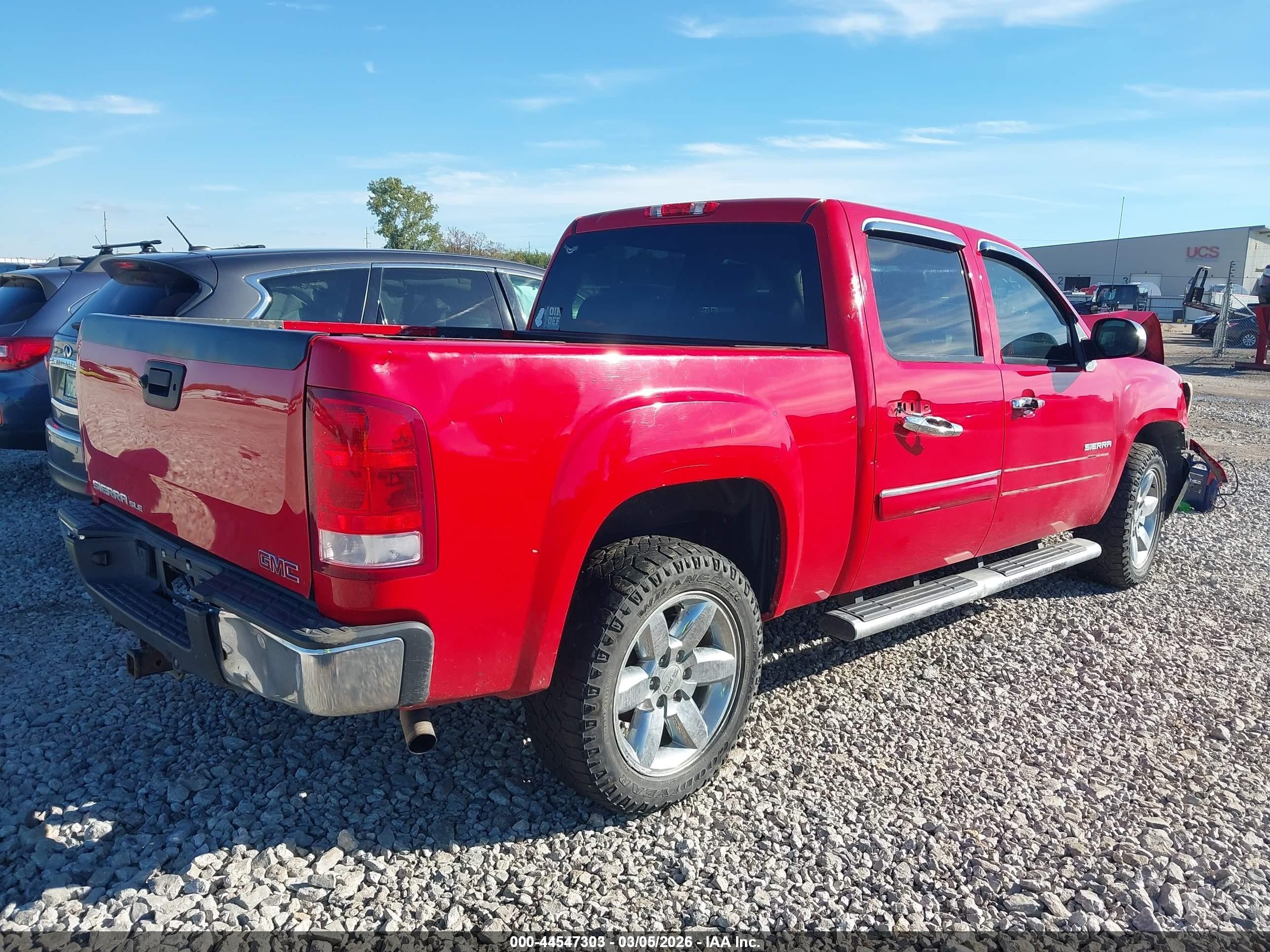 2013 Gmc Sierra 1500 Sle Red vin: 3GTP1VE00DG319160