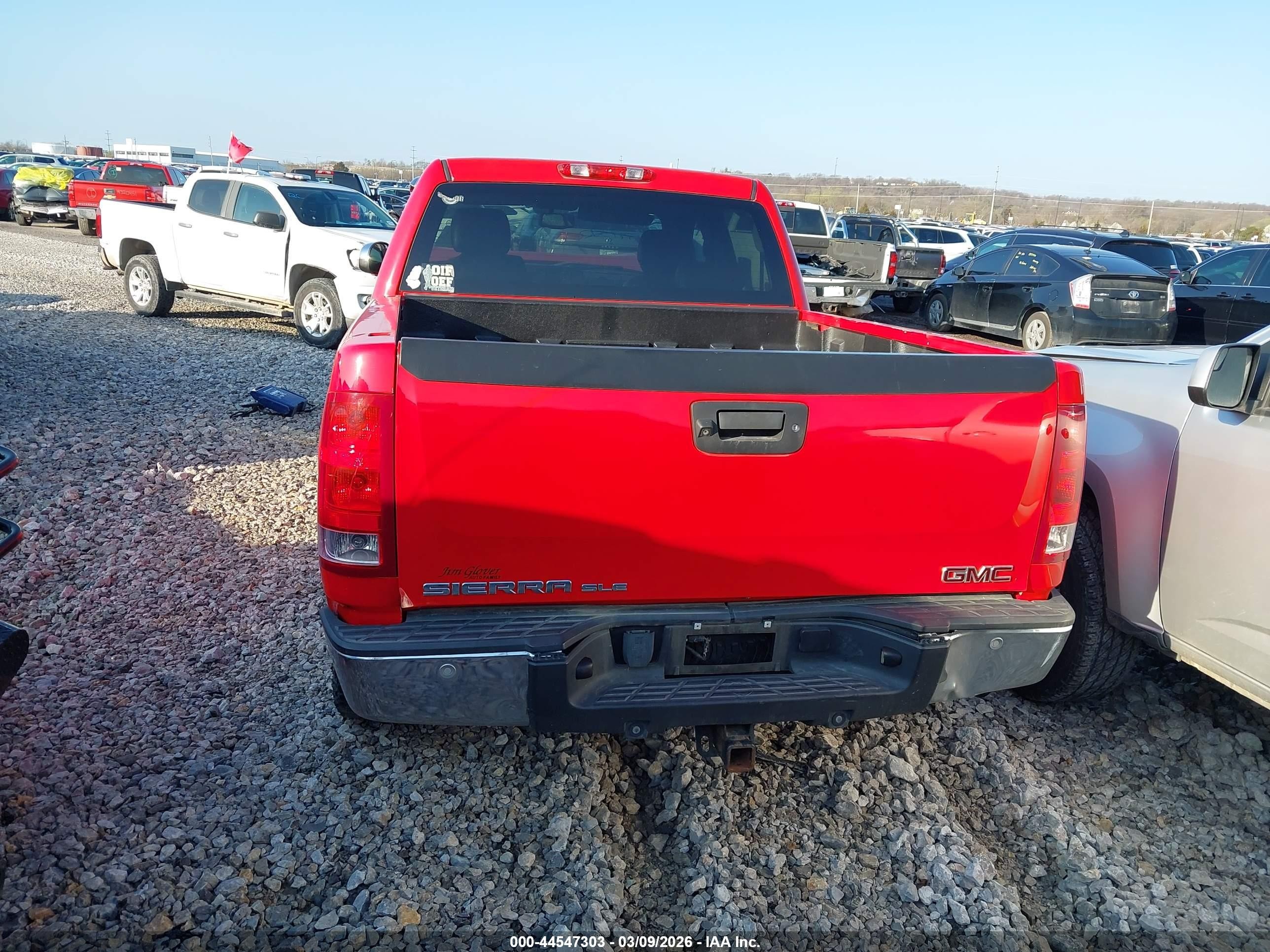 2013 Gmc Sierra 1500 Sle Red vin: 3GTP1VE00DG319160
