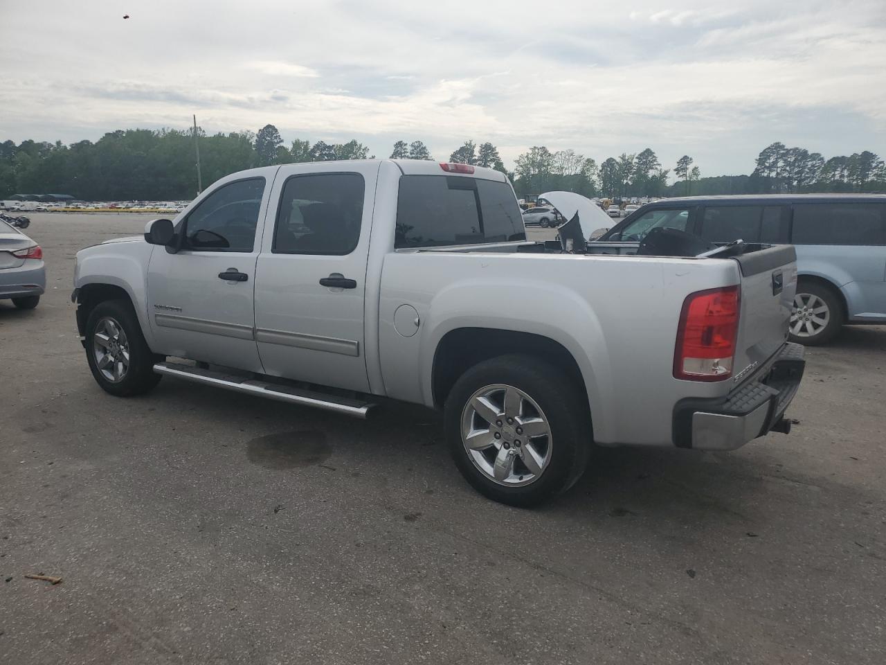 2013 Gmc Sierra C1500 Sle Silver vin: 3GTP1VE00DG332684