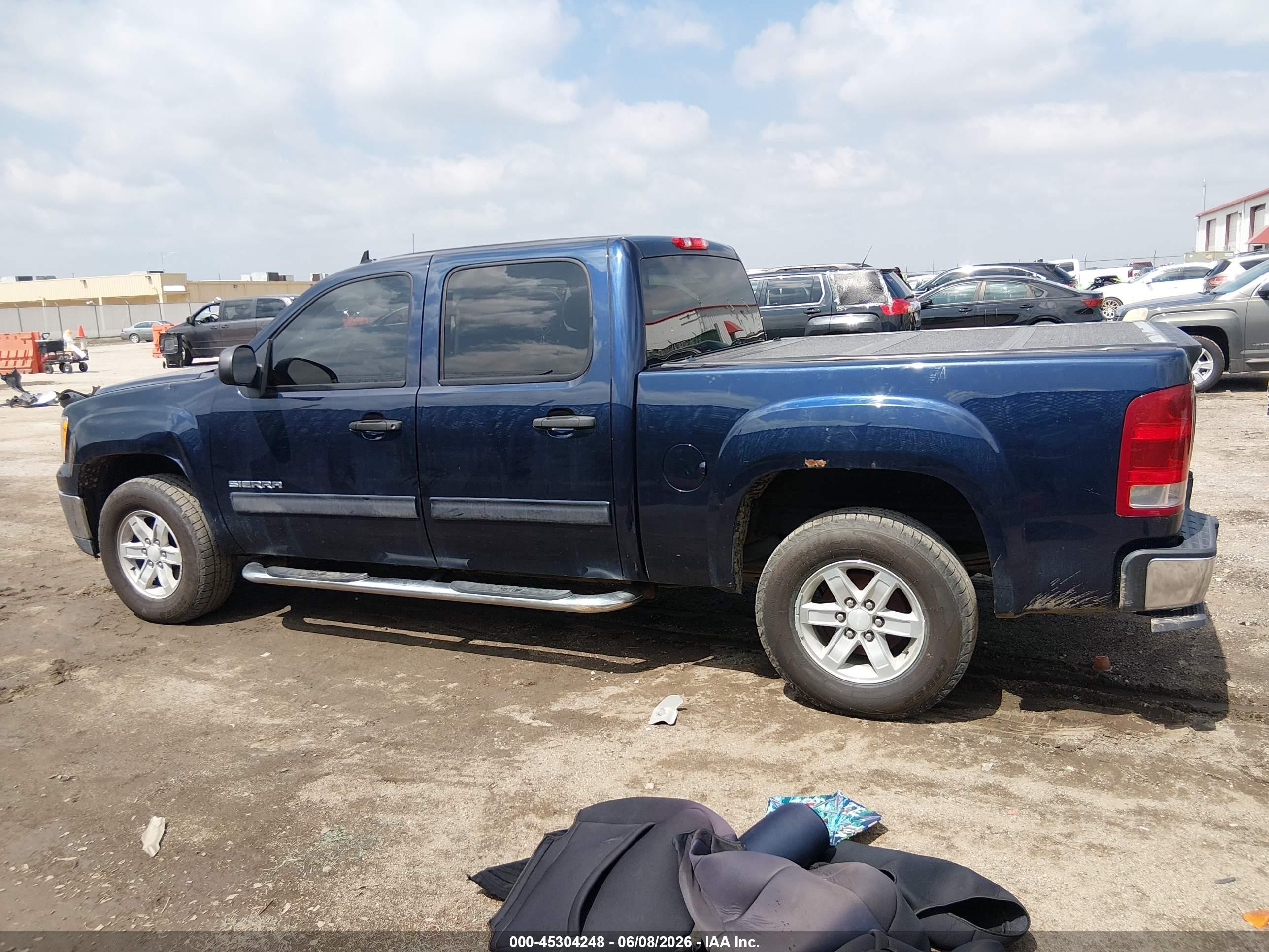 2011 Gmc Sierra 1500 Sle Blue vin: 3GTP1VE01BG192321