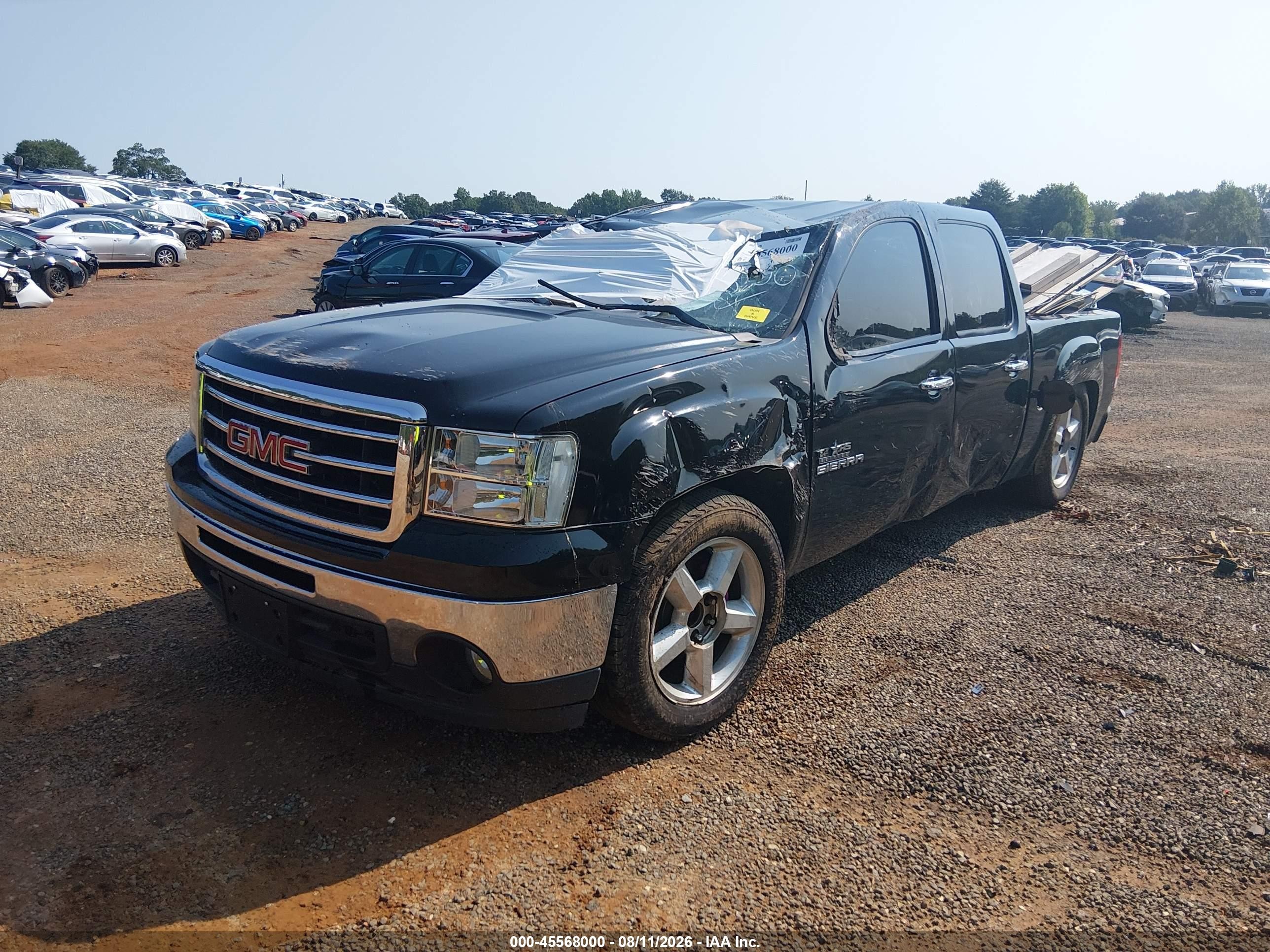 2012 Gmc Sierra 1500 Sle Black vin: 3GTP1VE01CG156999