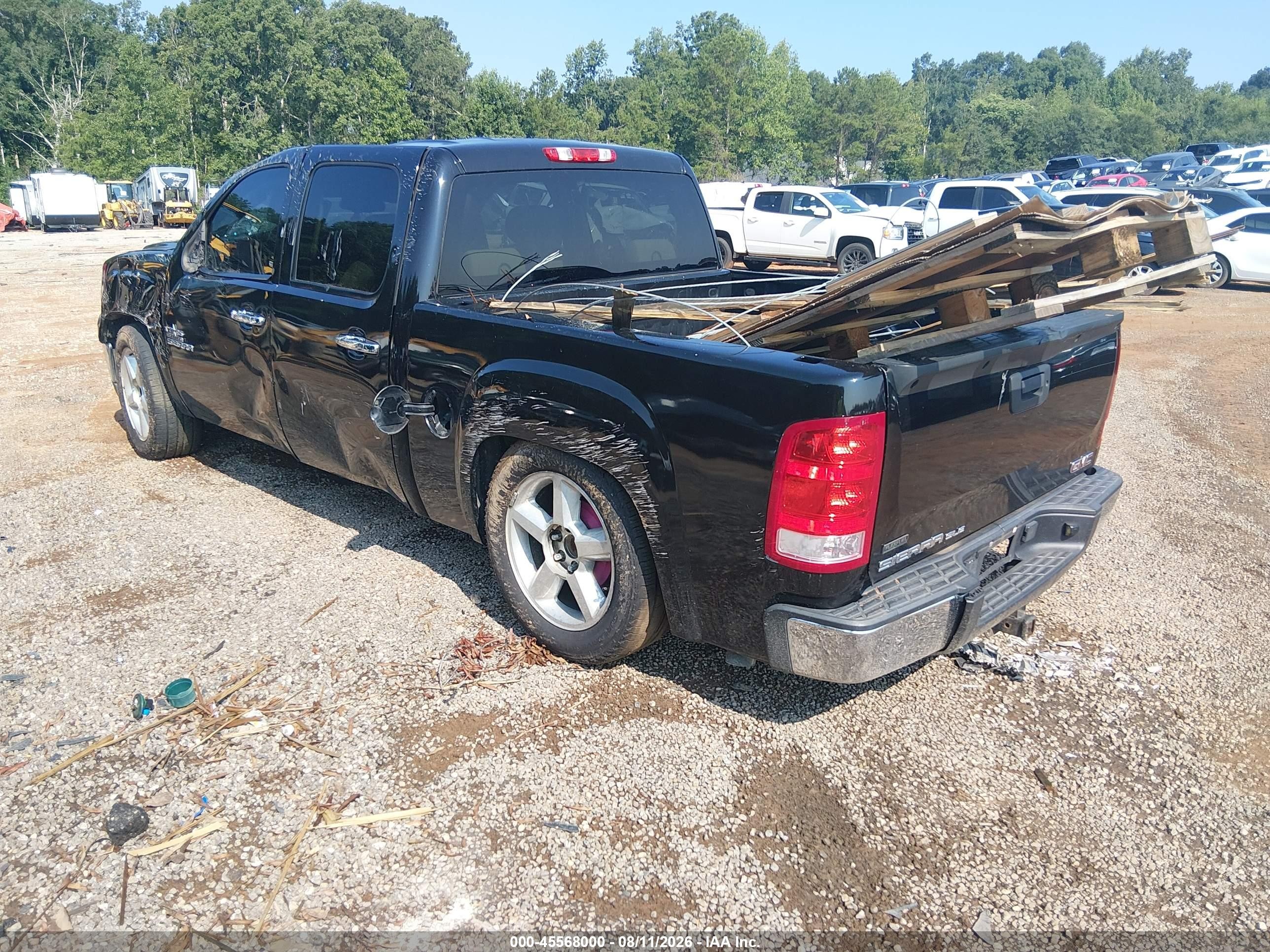 2012 Gmc Sierra 1500 Sle Black vin: 3GTP1VE01CG156999