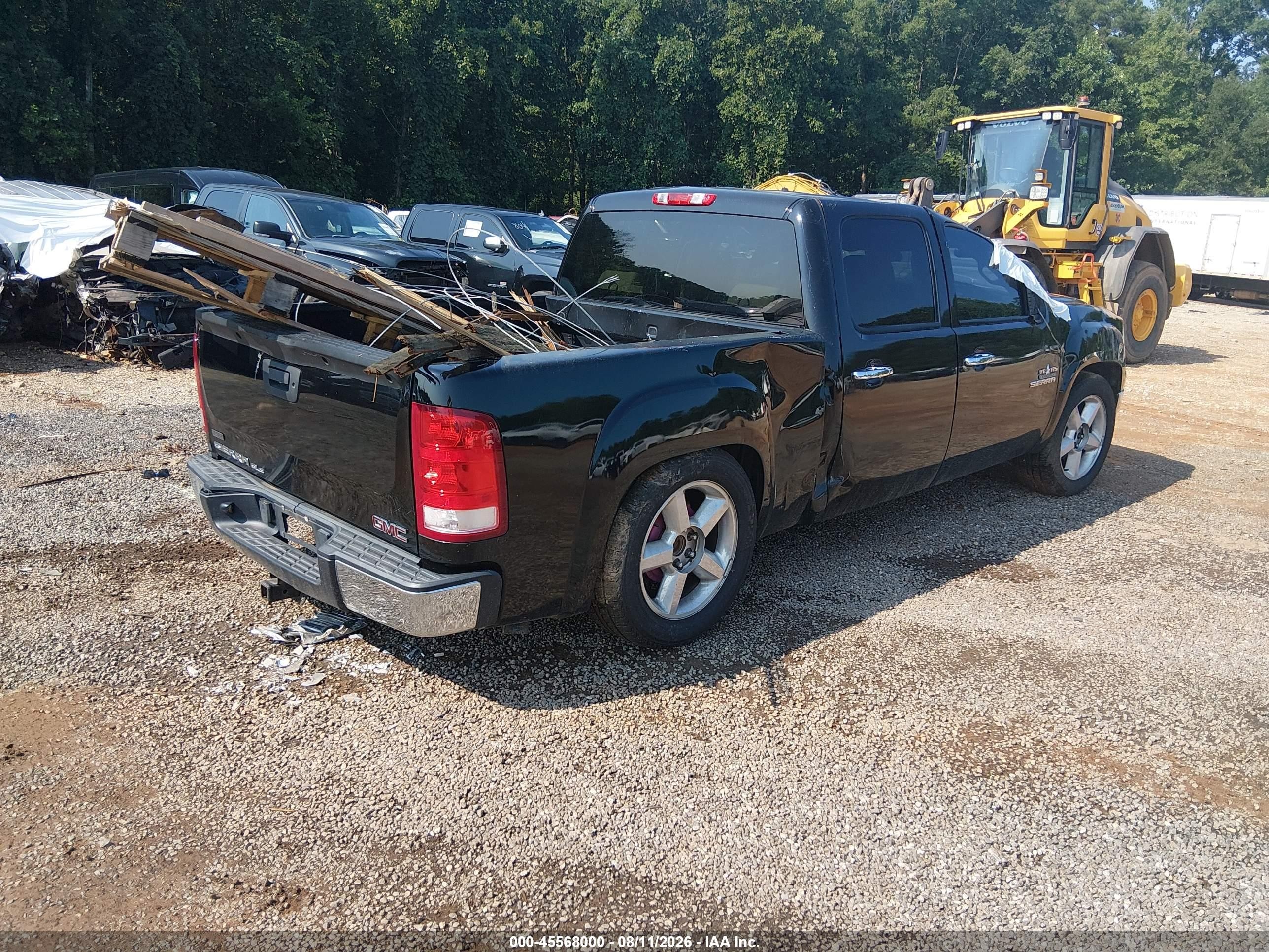2012 Gmc Sierra 1500 Sle Black vin: 3GTP1VE01CG156999