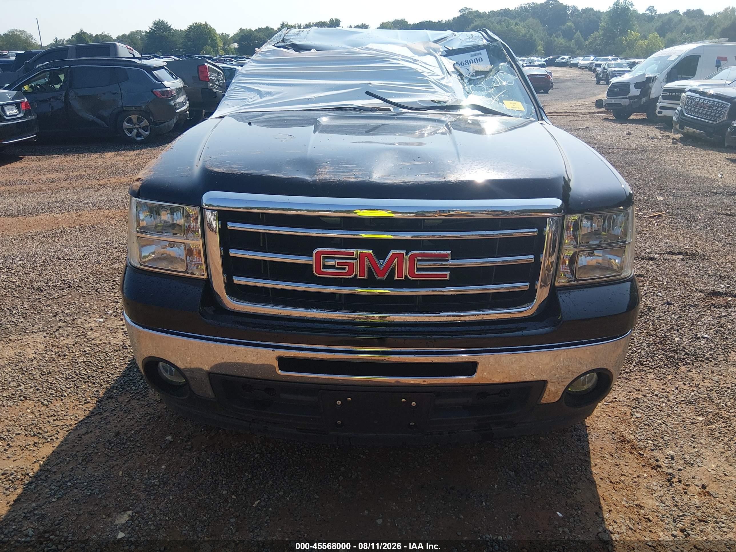 2012 Gmc Sierra 1500 Sle Black vin: 3GTP1VE01CG156999