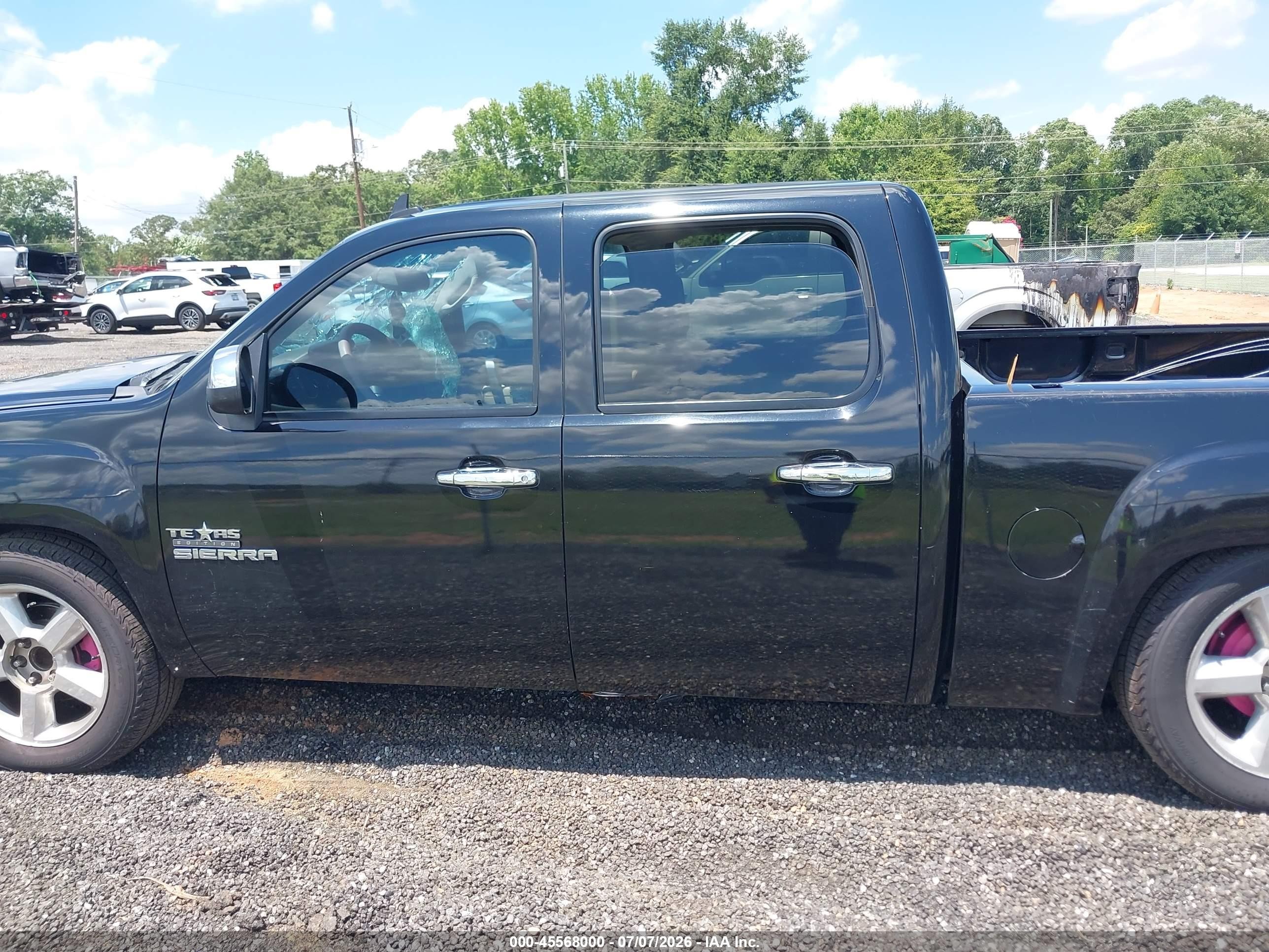 2012 Gmc Sierra 1500 Sle Black vin: 3GTP1VE01CG156999